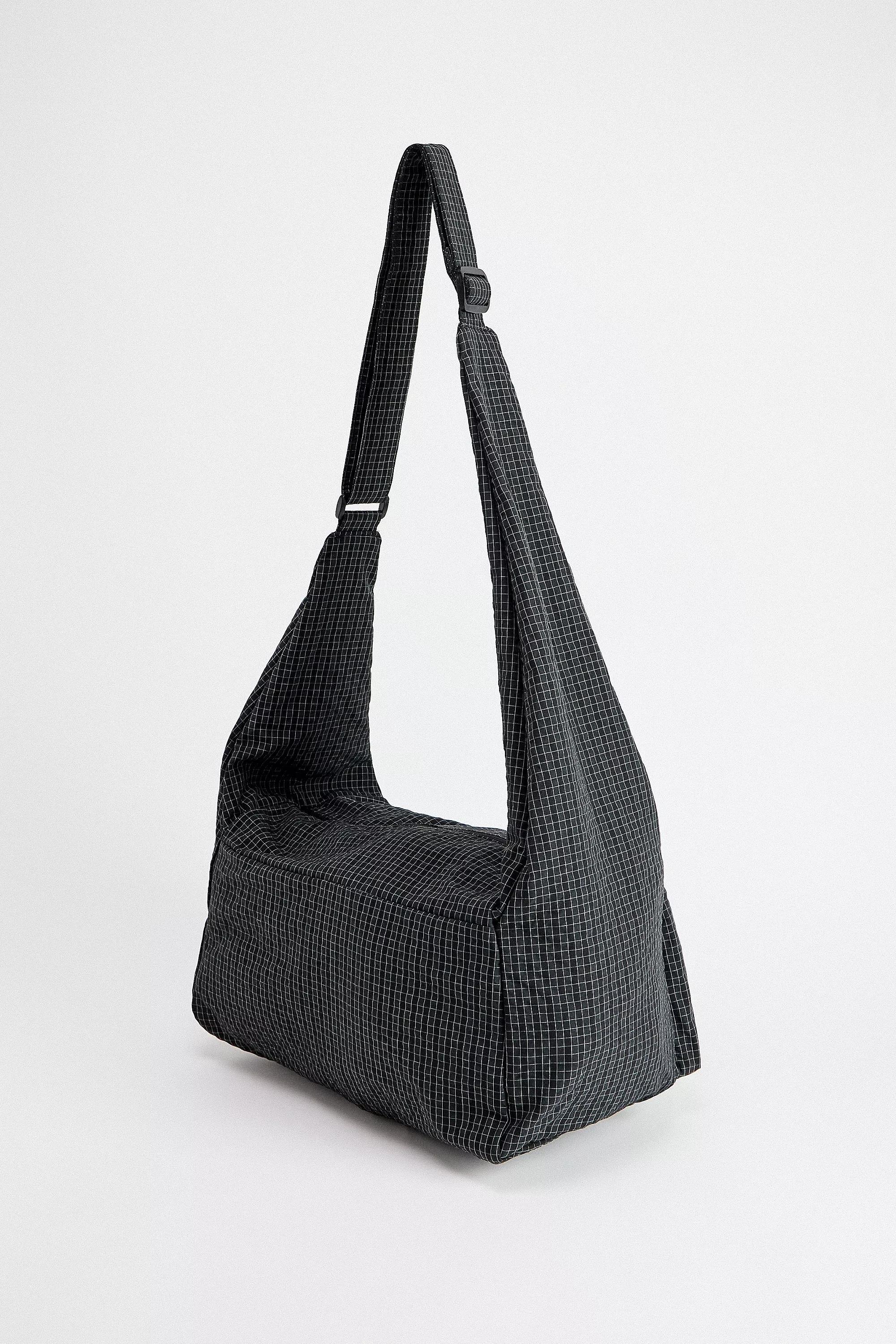 Navy Ayker Check Sling Crossbody Bag, NAVY, large image number 3