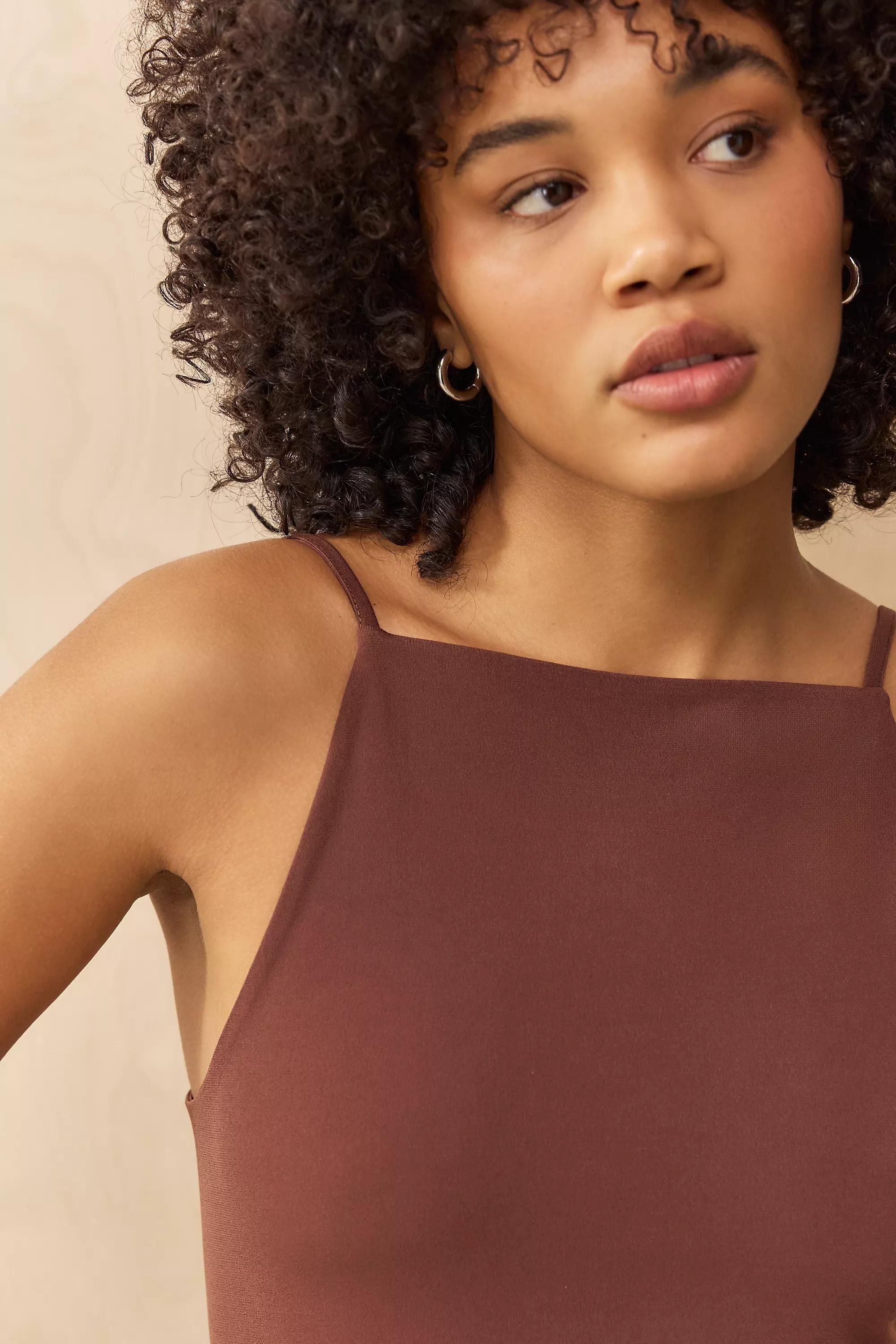 Brown Silence + Noise Carrie Backless Top, , large image number 3