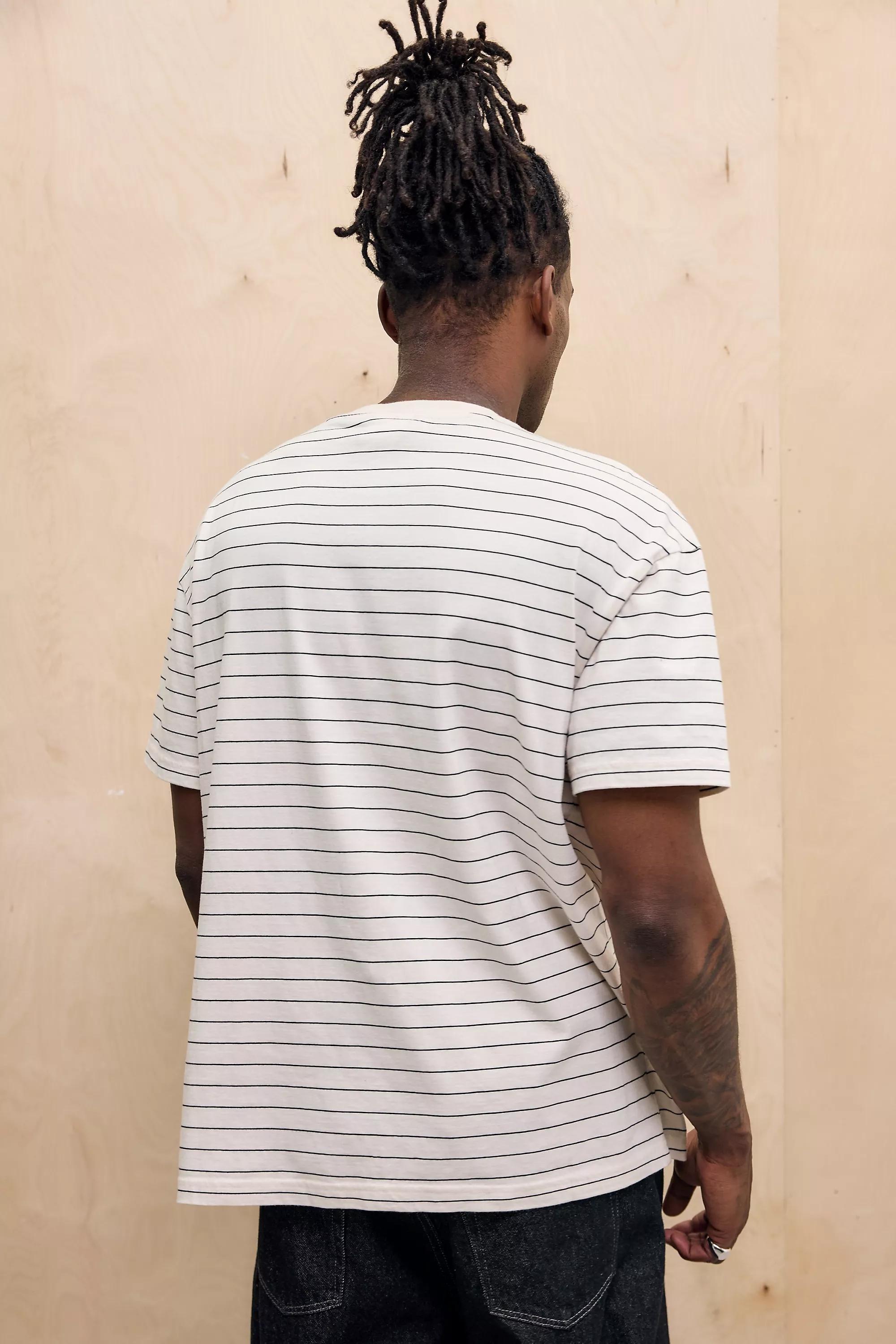 Cream Iets Frans... Striped T-Shirt, , large image number 3