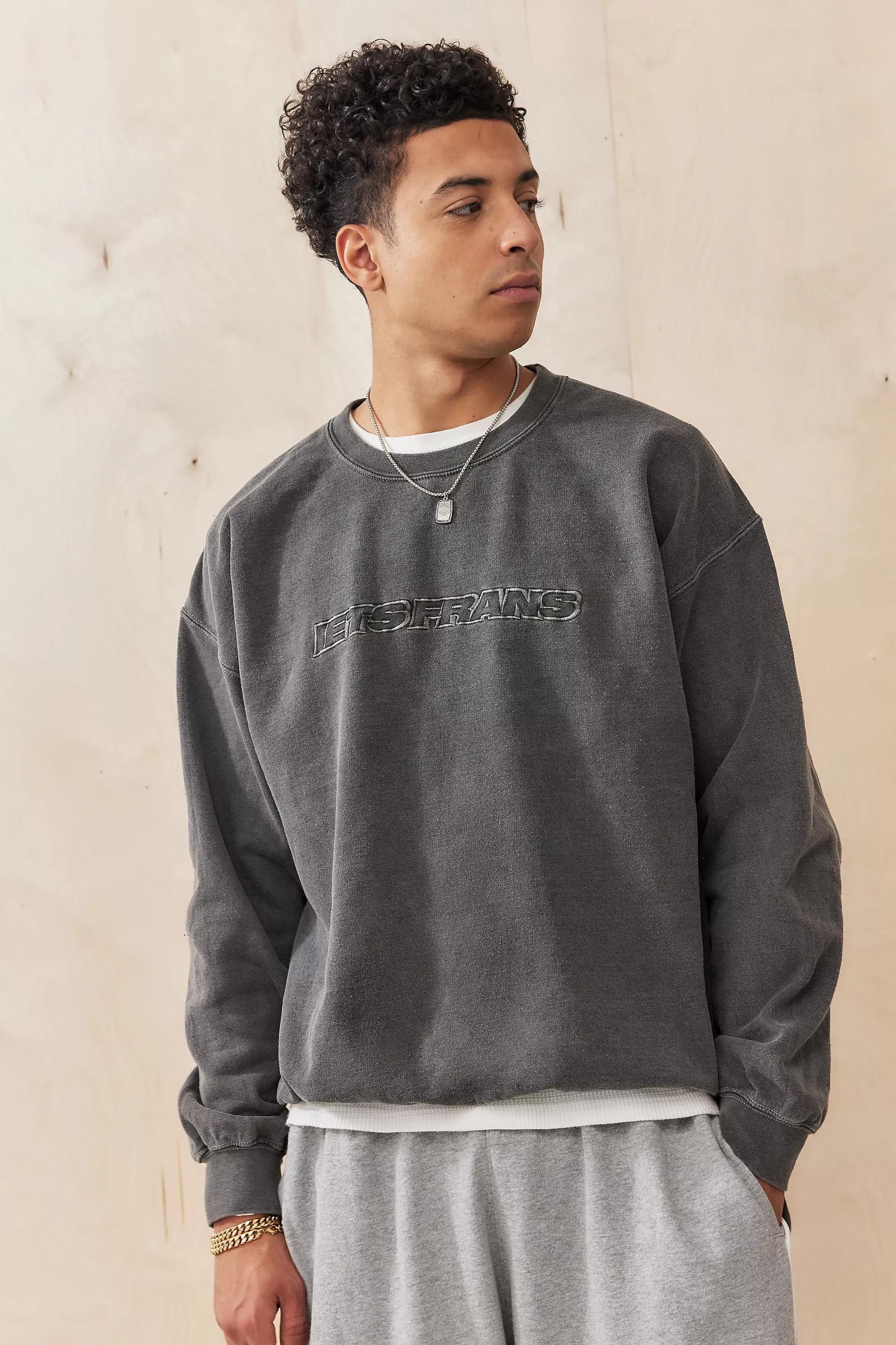 Black Iets Frans...Embroidered Sweatshirt, , large image number 0
