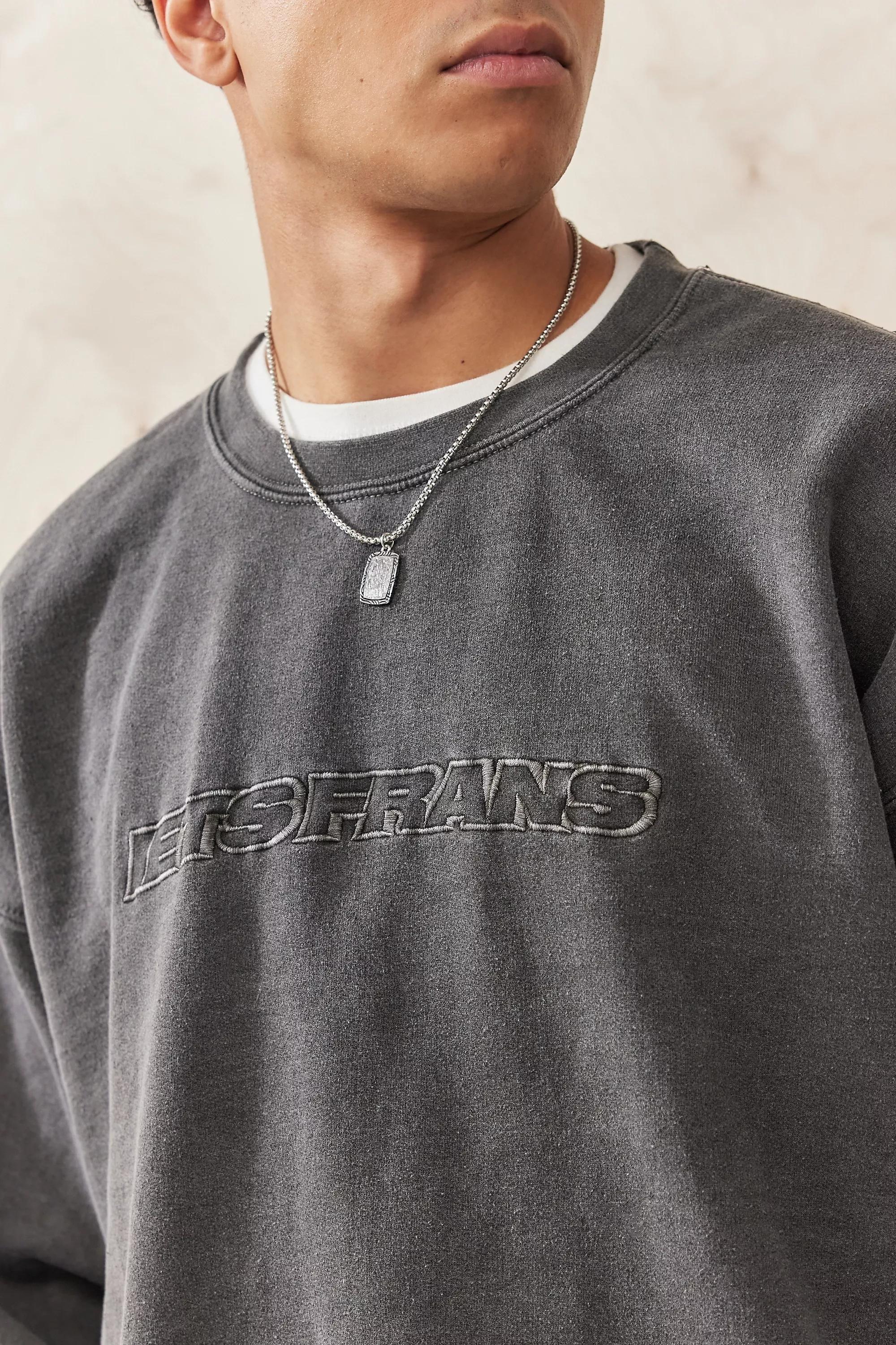 Black Iets Frans...Embroidered Sweatshirt, , large image number 2