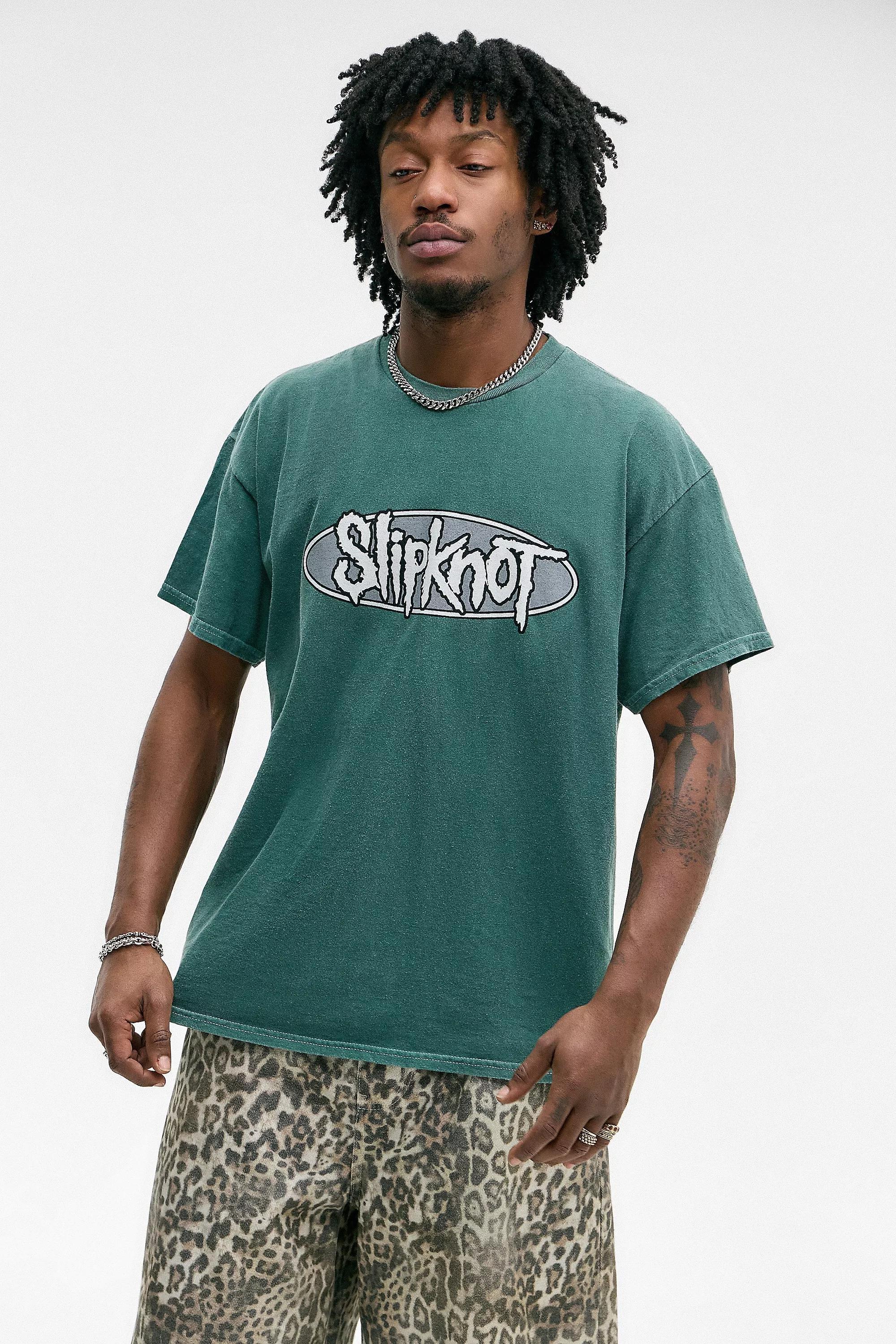 Green UO Slipknot T-Shirt, , large image number 0
