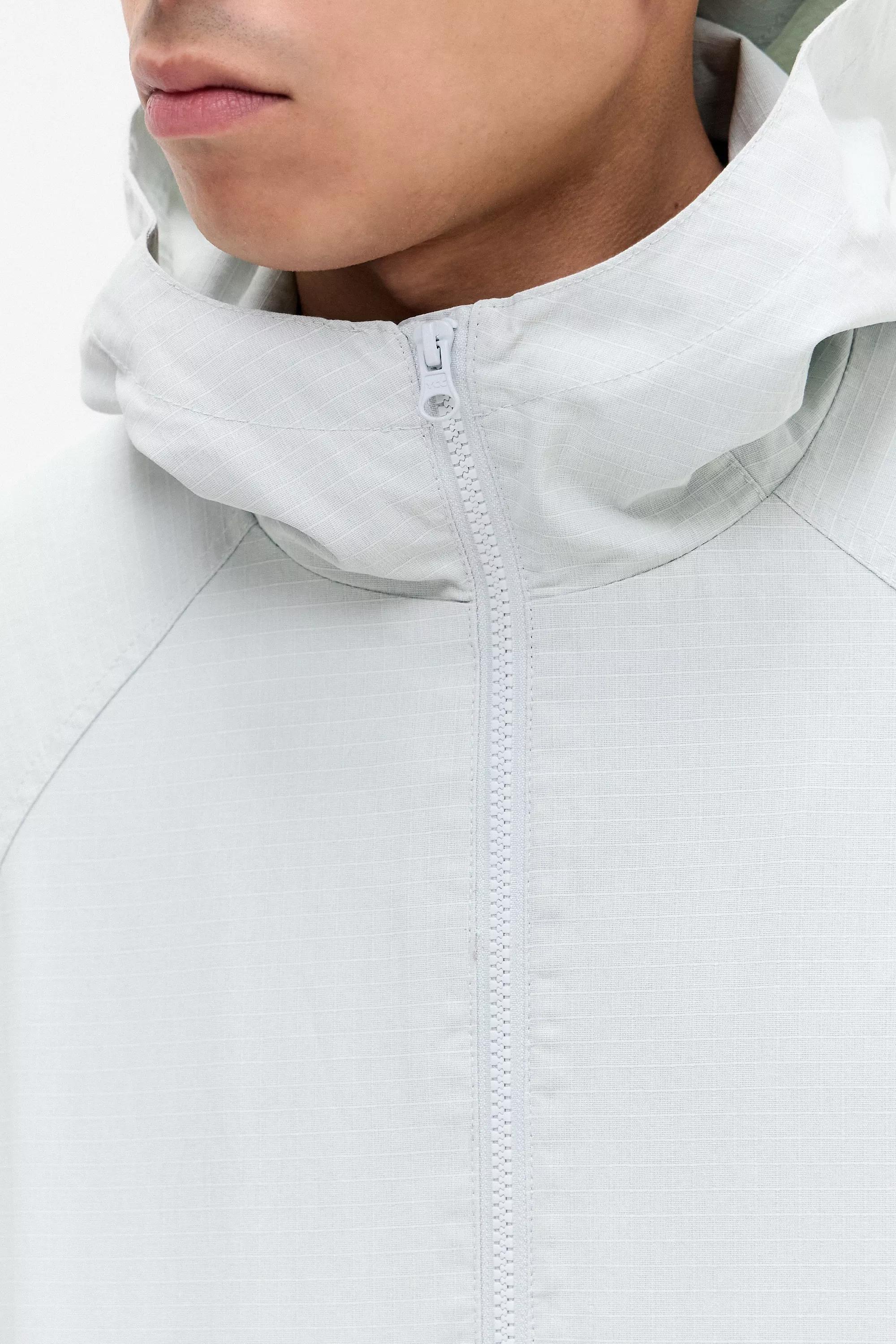 Grey Ayker Ripstop Anorak, , large image number 2