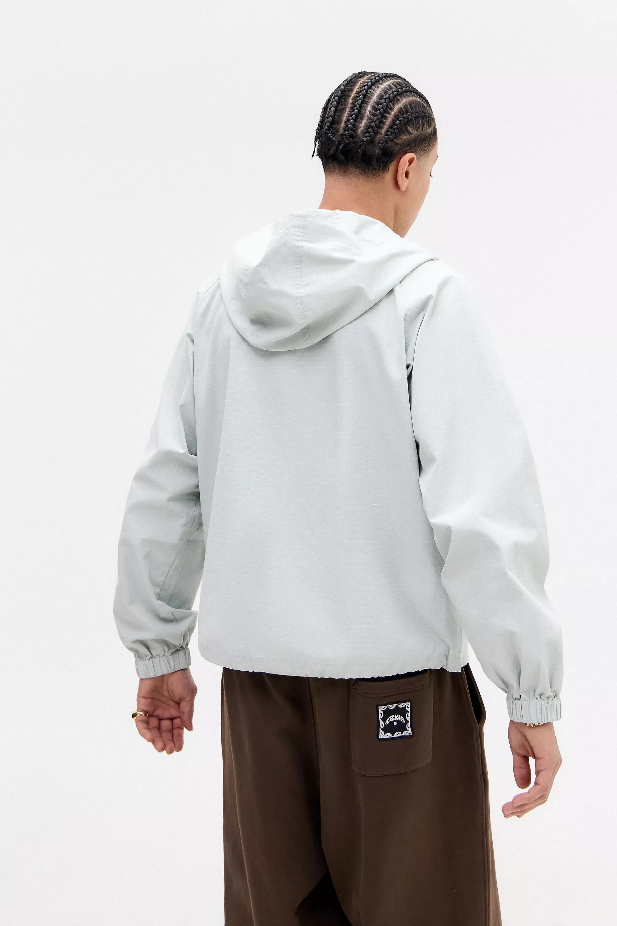 Grey Ayker Ripstop Anorak, , large image number 4
