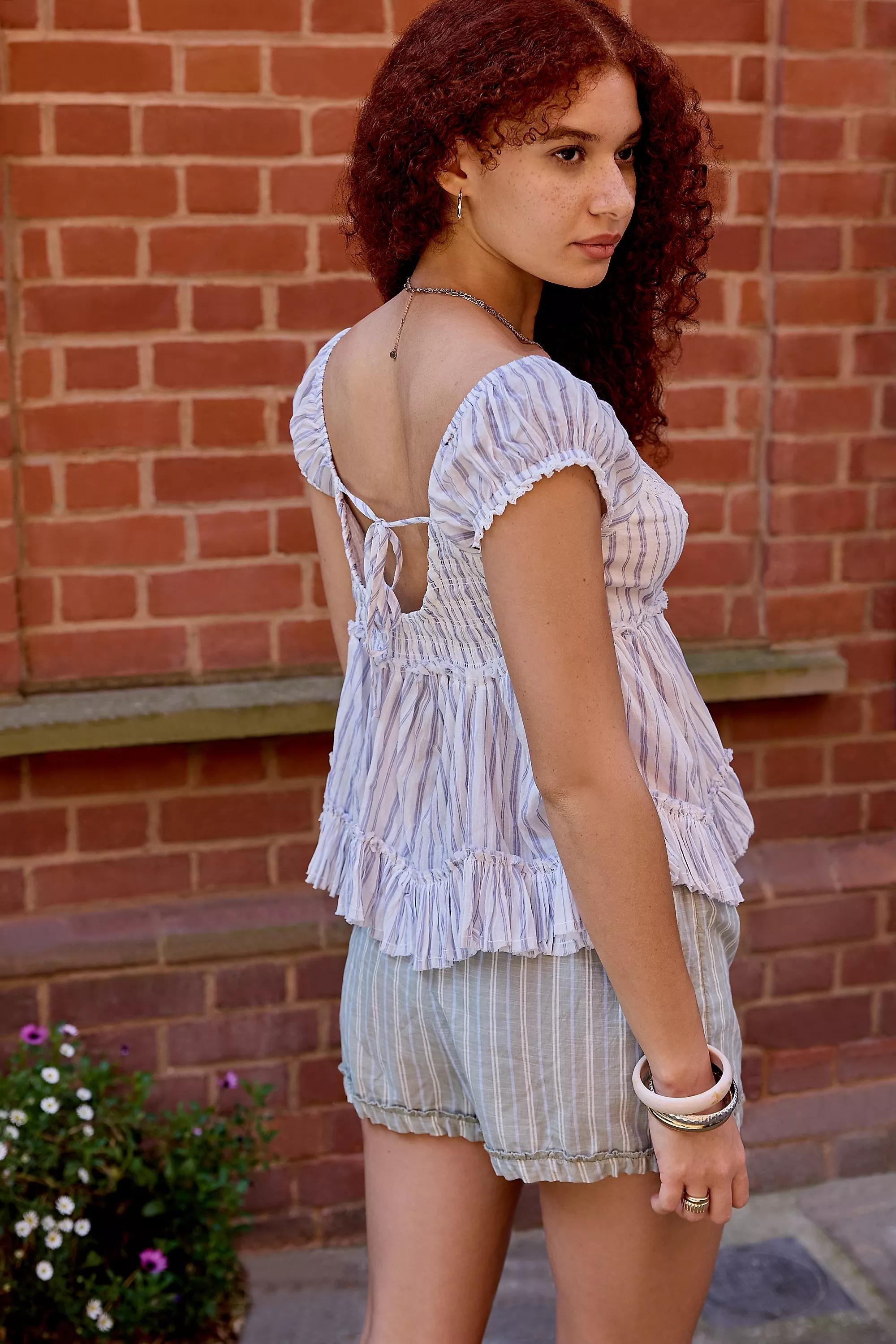 White Kimchi Blue Belle Blouse, BL MOTIF, large image number 3