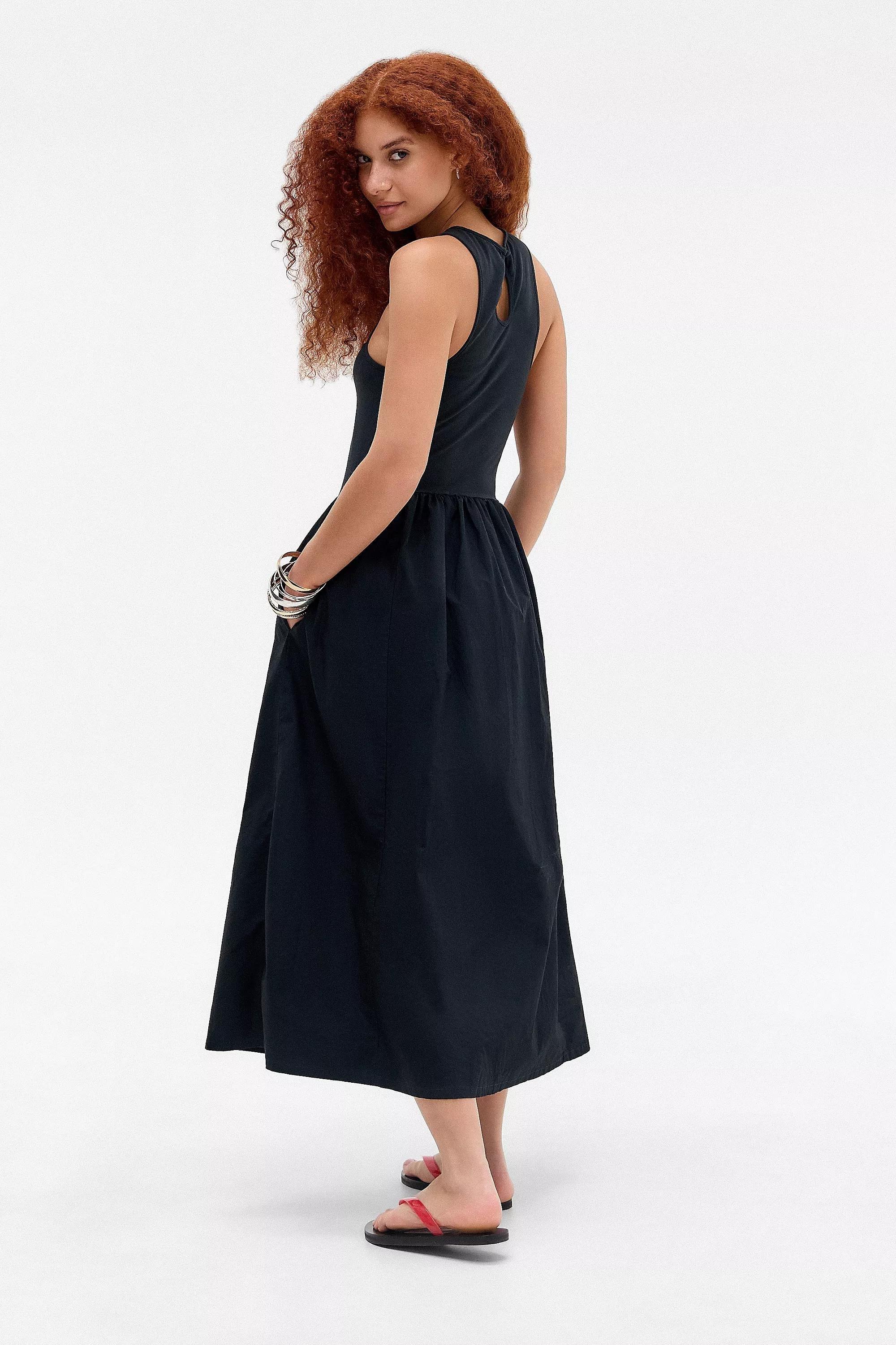Black Bdg Bianca Midi Dress, , large image number 2