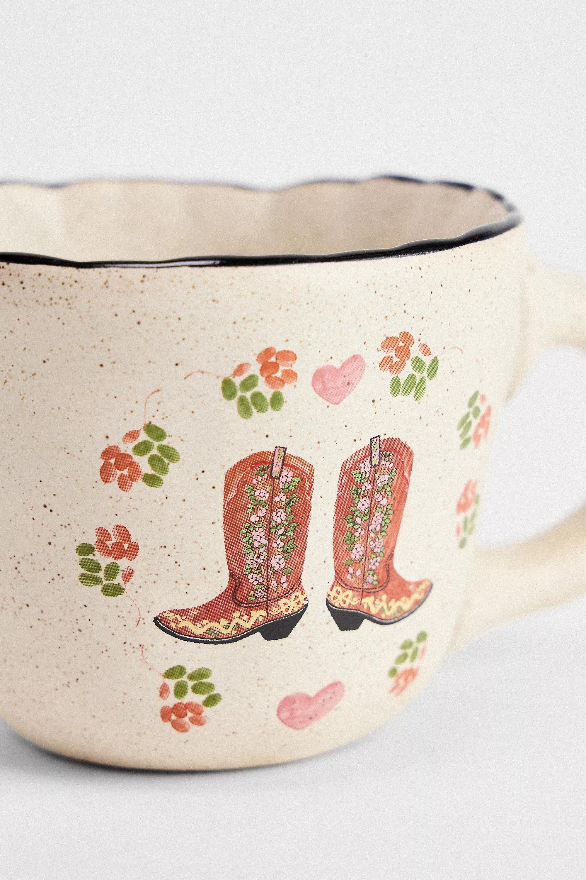 Western Flower Mug, ASSORT, large image number 1