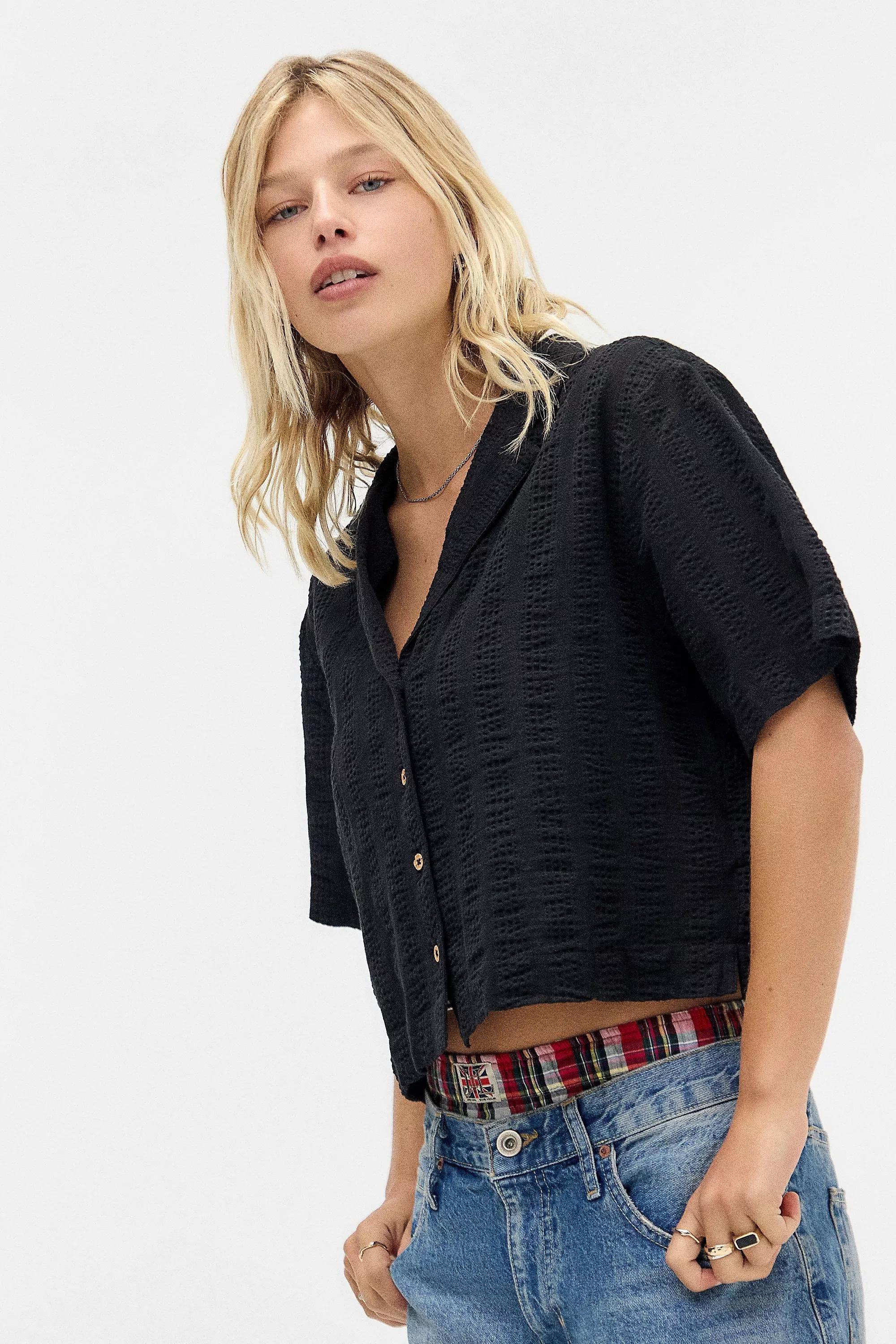 Black Bdg Sammy Souvenir Shirt, , large image number 1