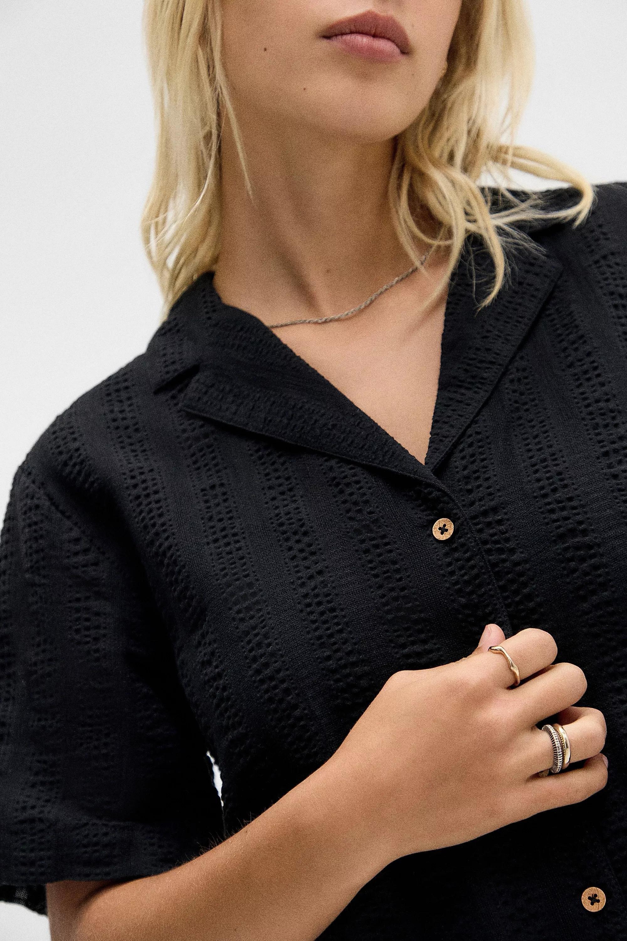 Black Bdg Sammy Souvenir Shirt, , large image number 2