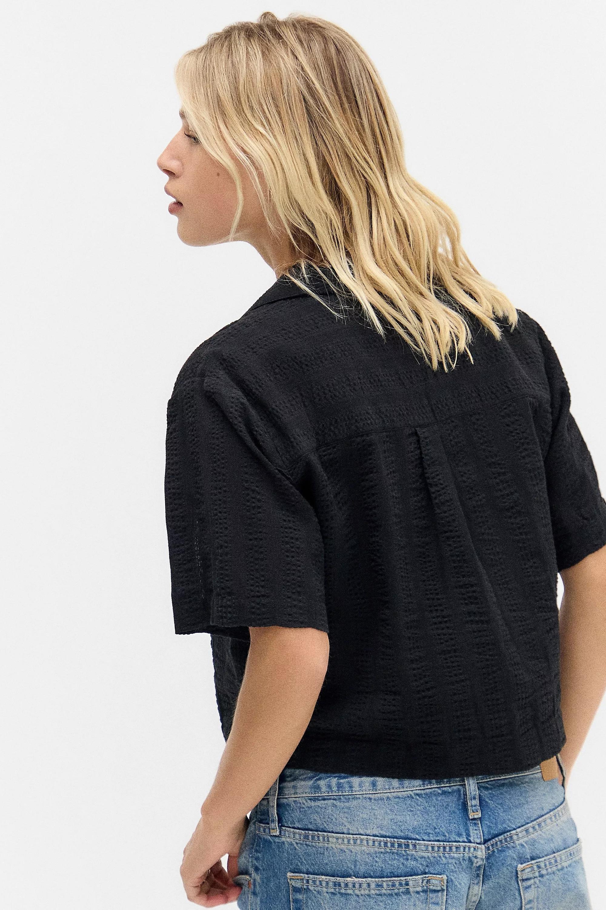 Black Bdg Sammy Souvenir Shirt, , large image number 4