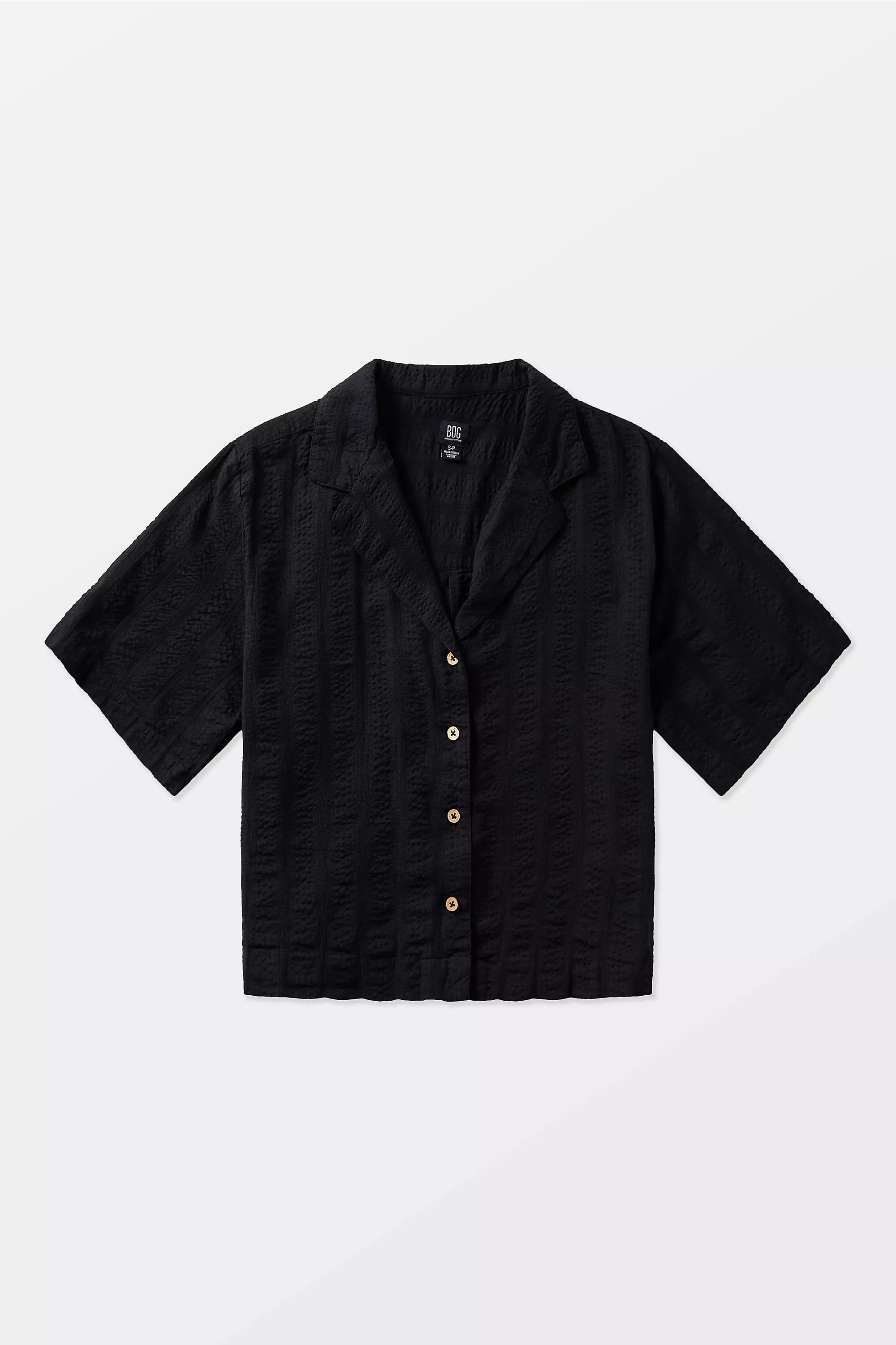 Black Bdg Sammy Souvenir Shirt, BLK, large image number 5