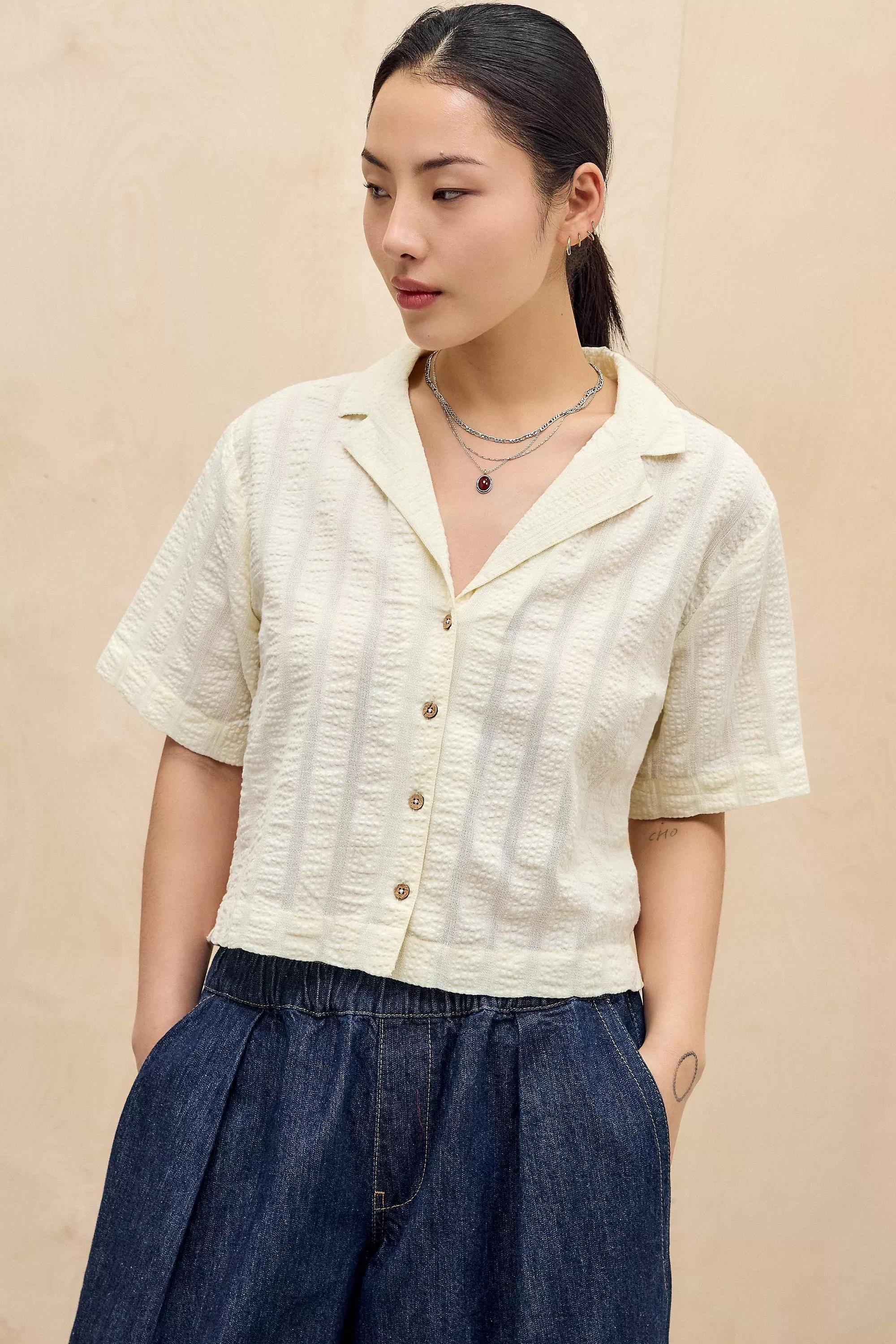 White Bdg Sammy Souvenir Shirt, , large image number 1