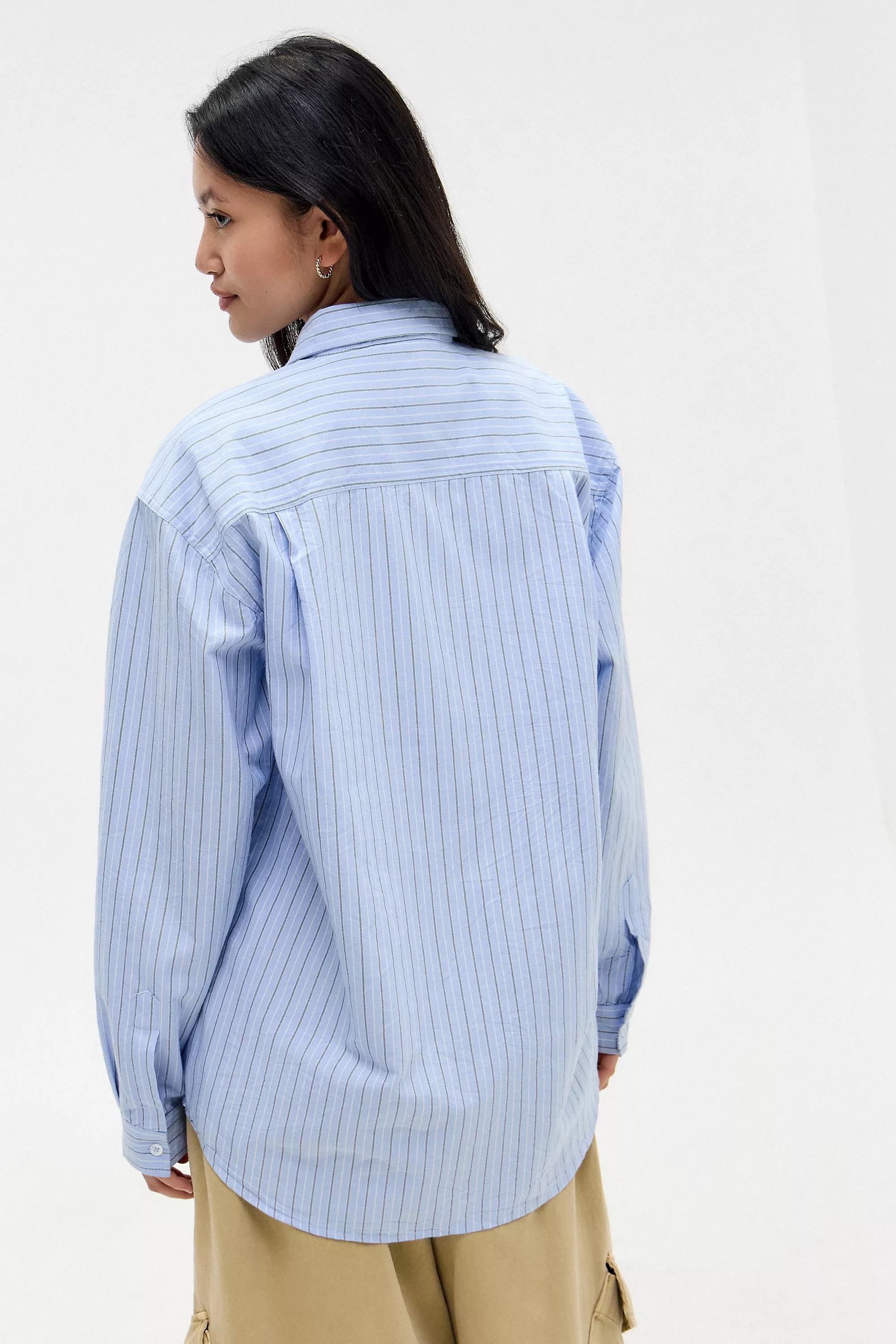 Blue Bdg Beck Stripe Shirt, , large image number 4