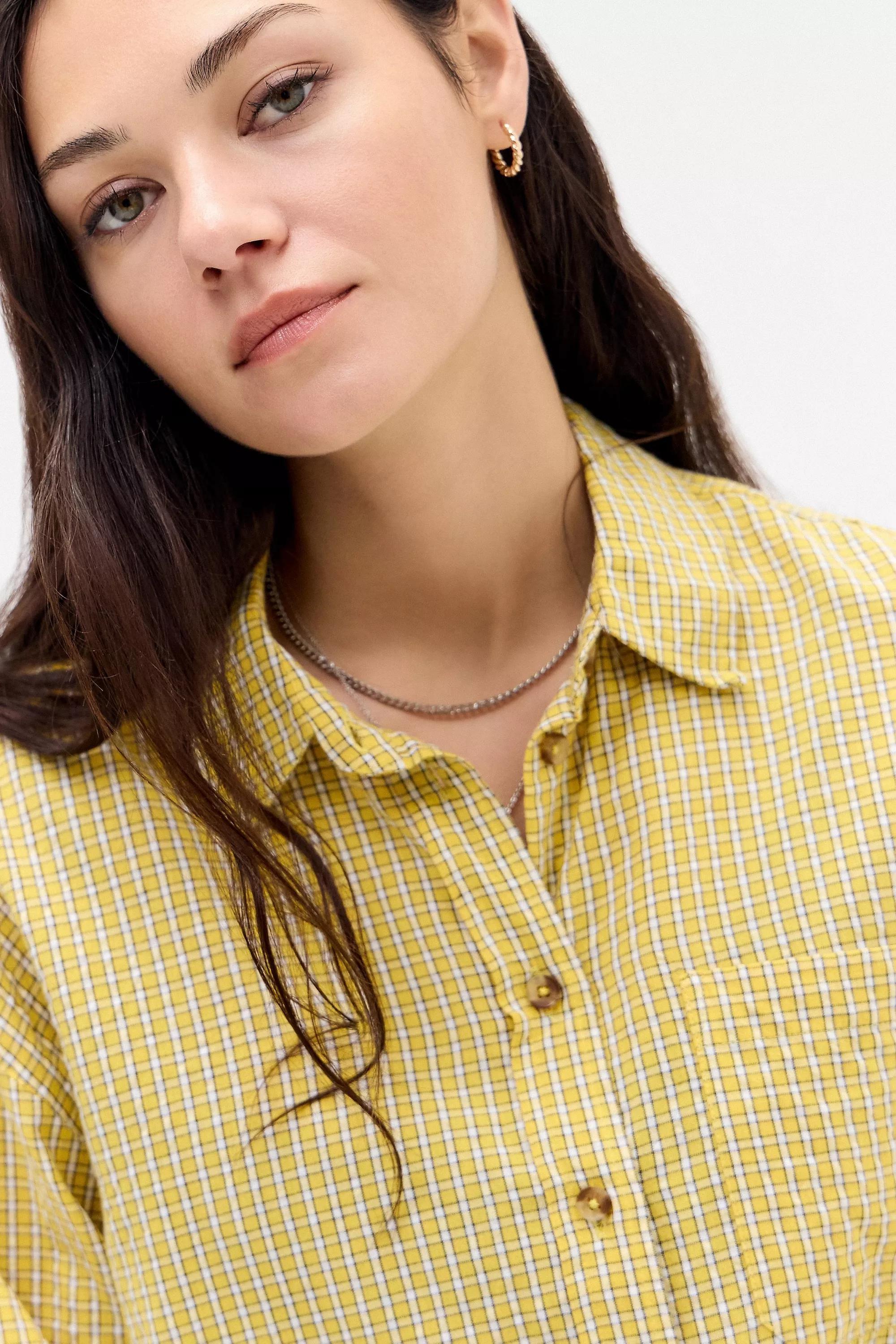 Yellow Bdg Beck Check Shirt, , large image number 2