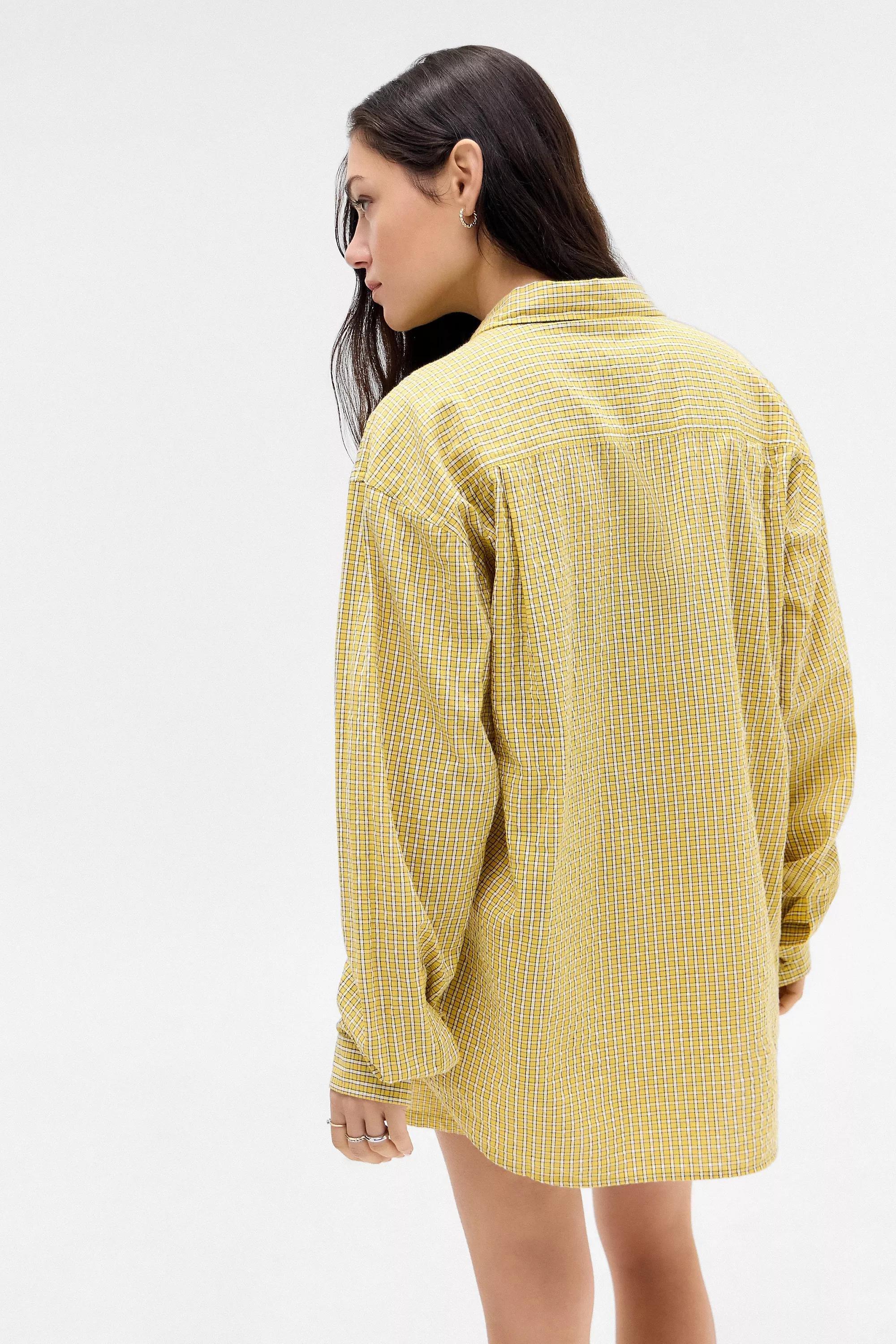 Yellow Bdg Beck Check Shirt, , large image number 4