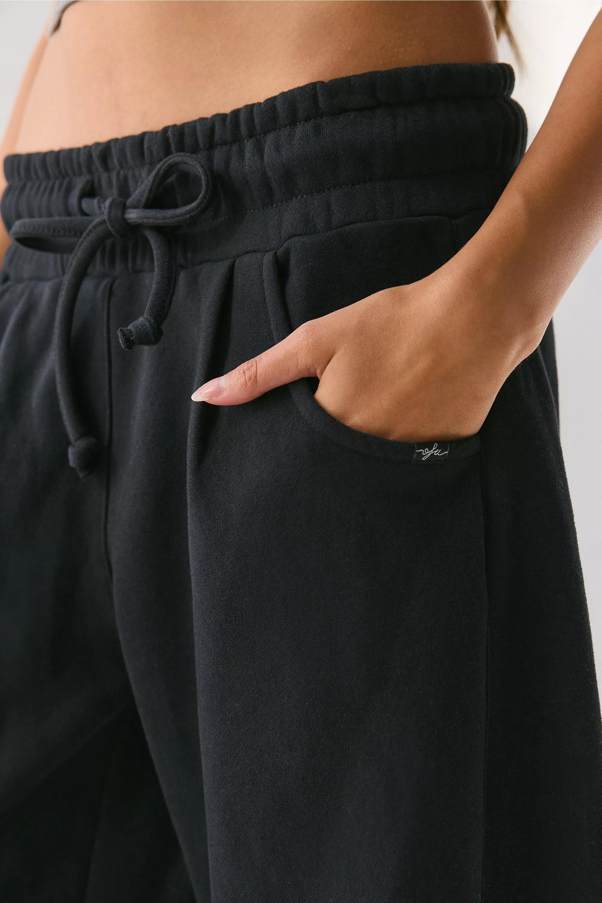 Black Out From Under Essential Barrel Leg Joggers, BLK, large image number 2