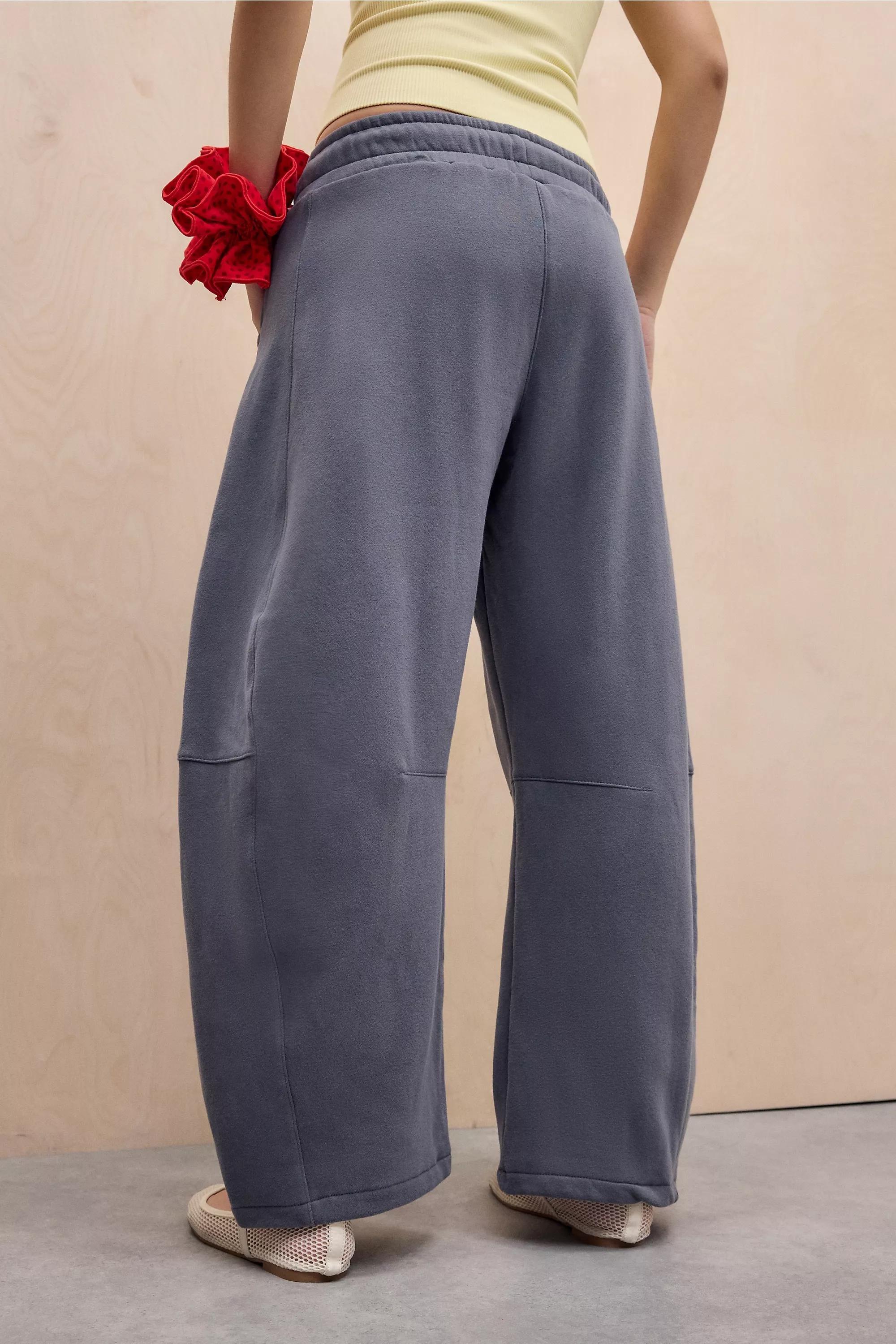 CARBON Out From Under Essential Barrel Leg Joggers, CARBON, large image number 3