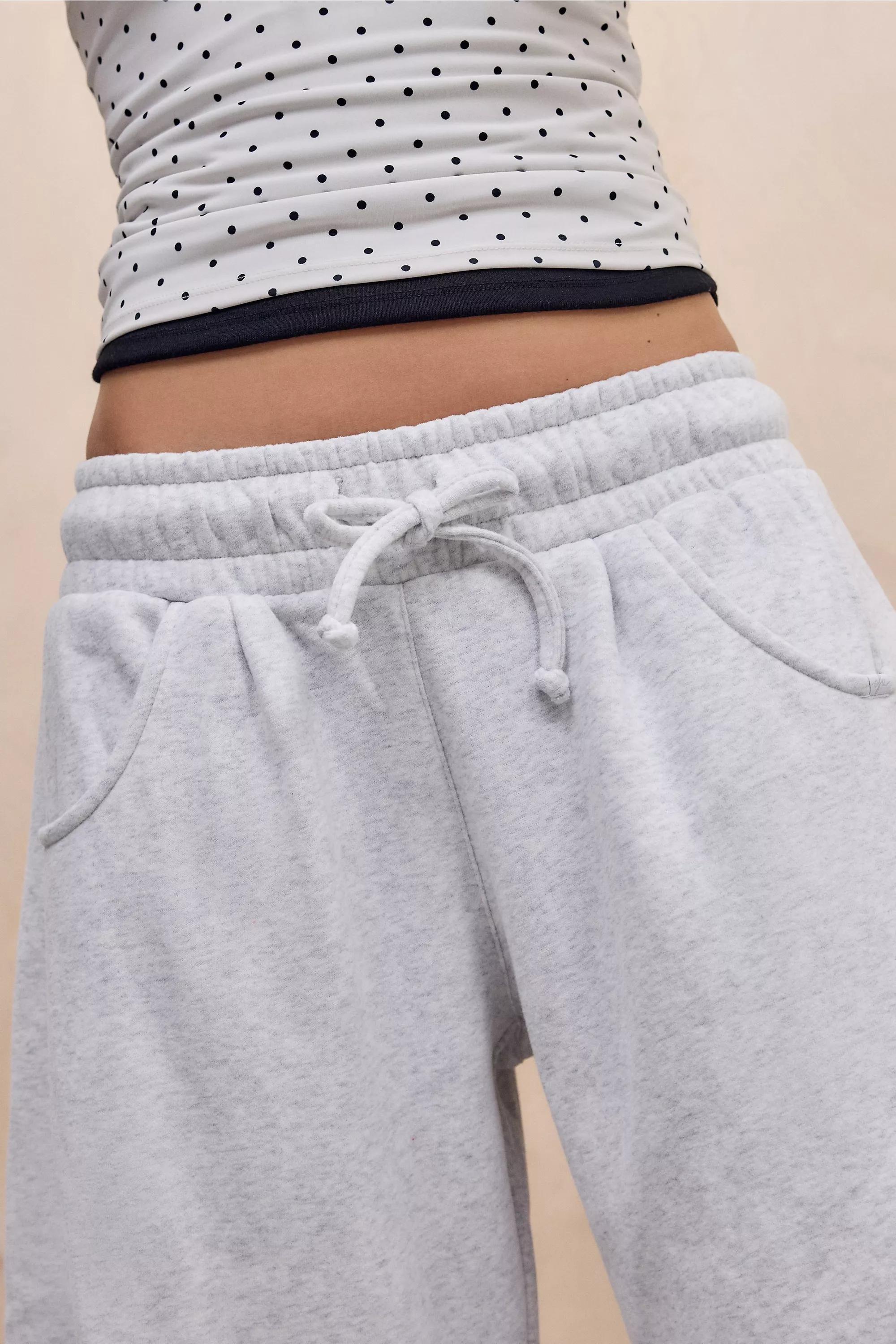 LIGHT GREY Out From Under Essential Barrel Leg Joggers, L GR, large image number 5