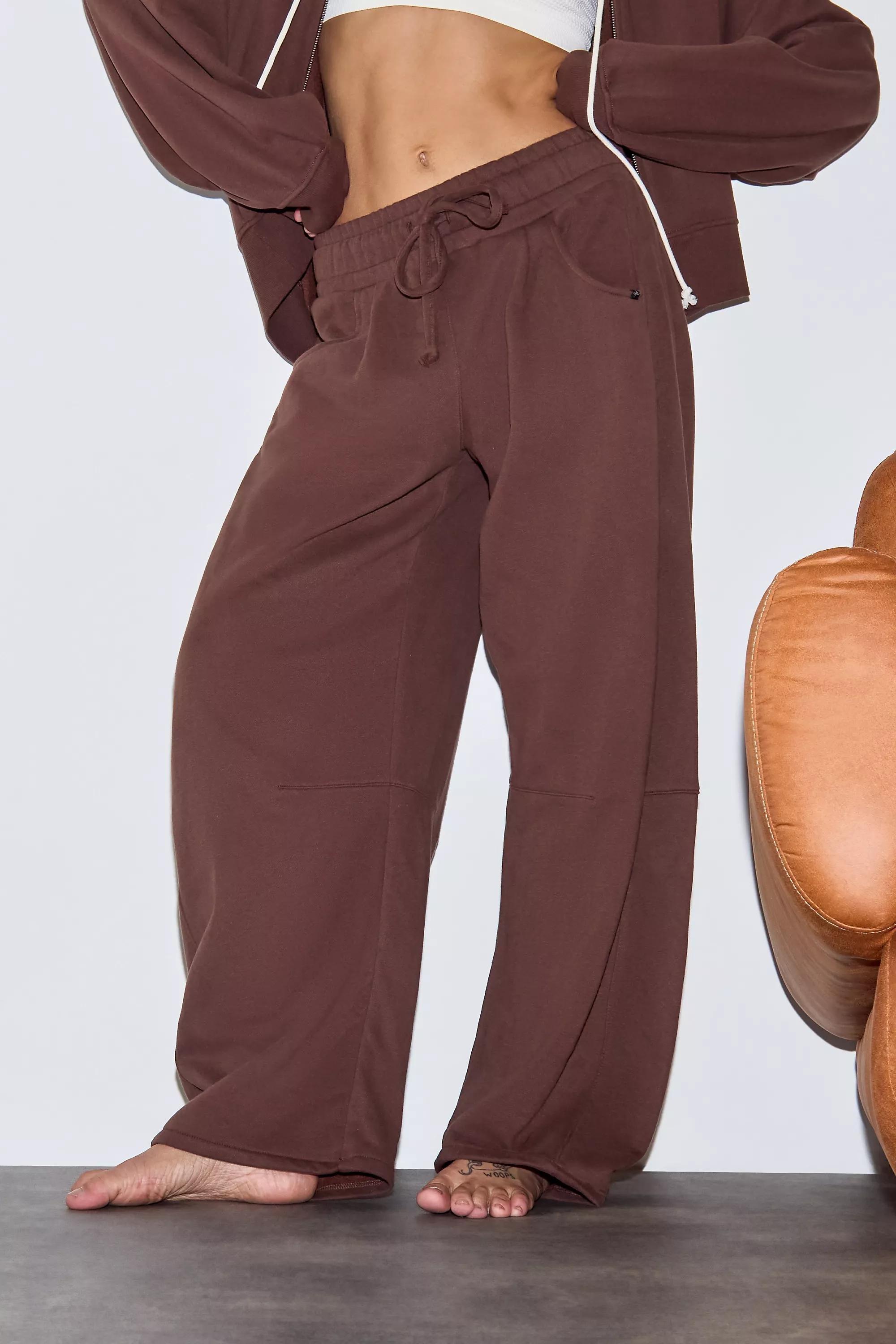 Brown Out From Under Essential Barrel Leg Joggers, CHOC, large image number 0