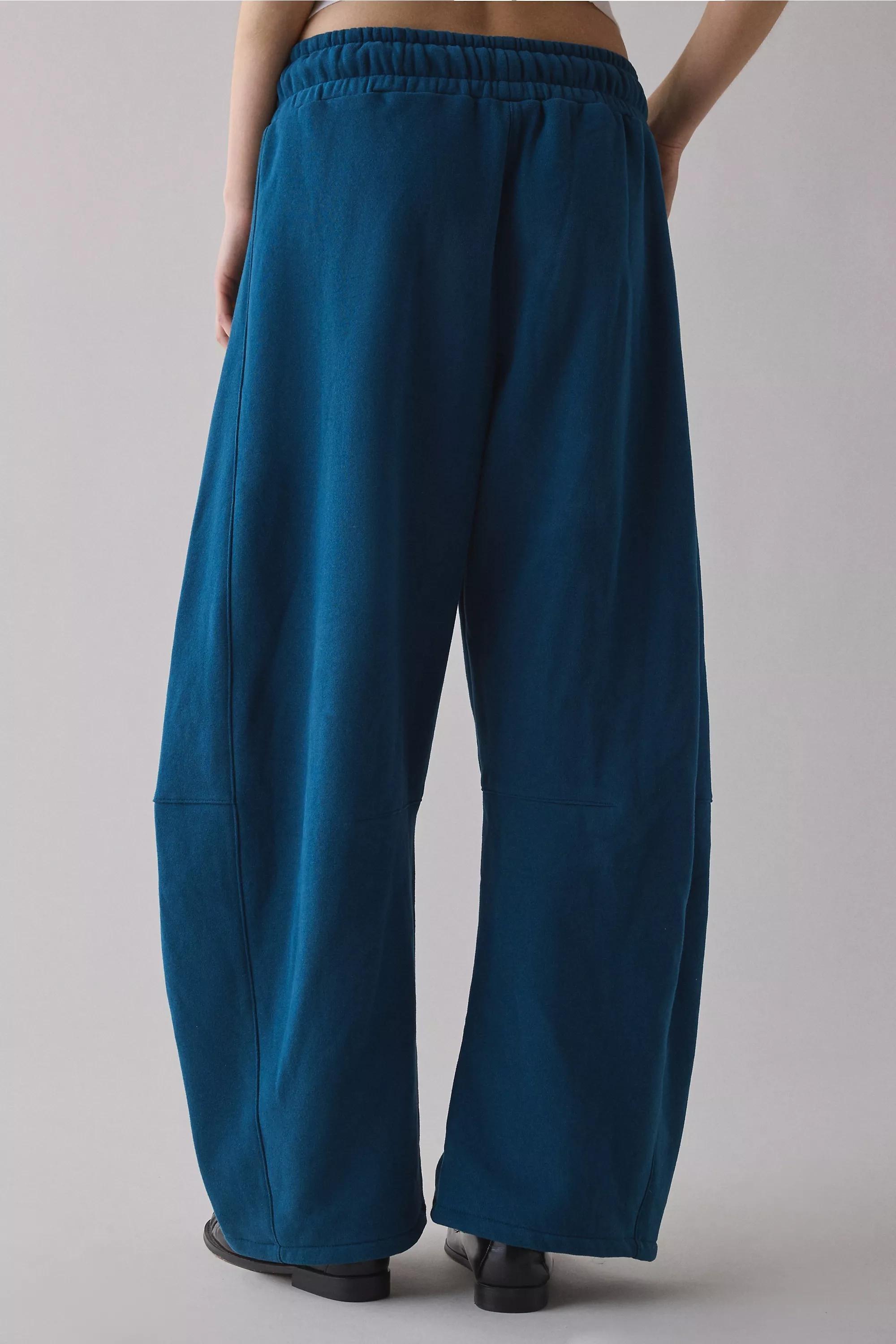 Blue Out From Under Essential Barrel Leg Joggers, , large image number 5