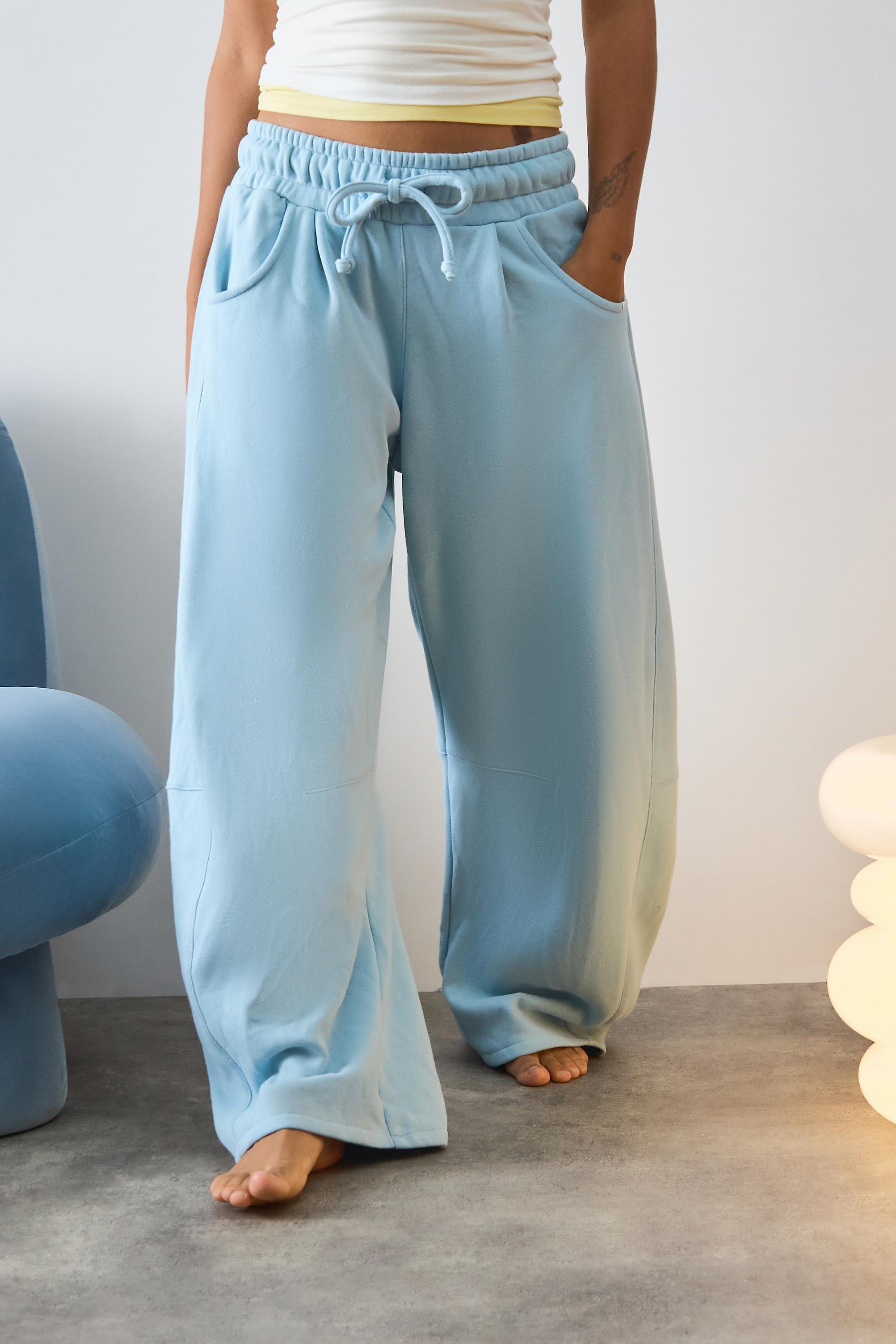 Sky Out From Under Essential Barrel Leg Joggers, SKY, large image number 1