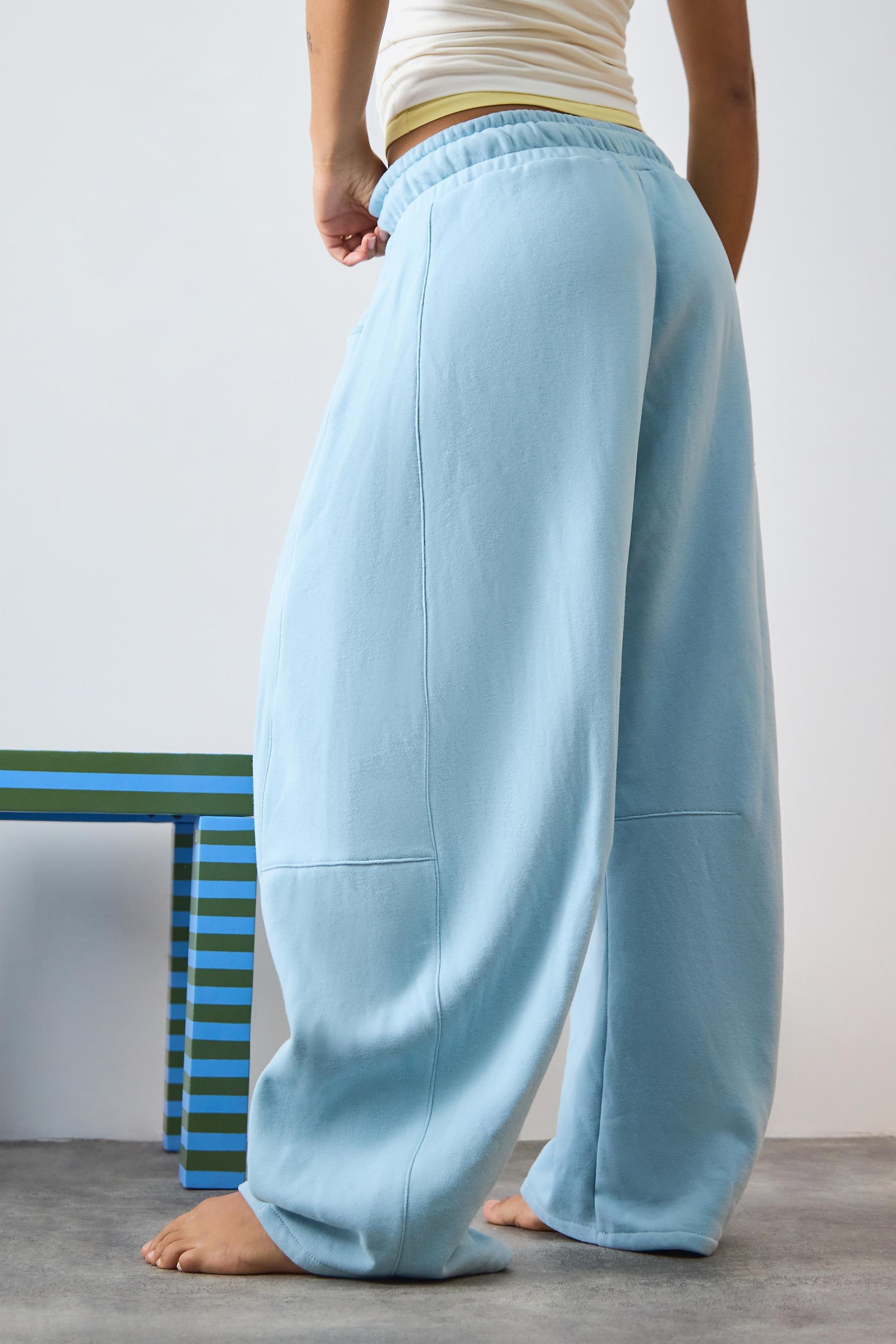 Sky Out From Under Essential Barrel Leg Joggers, SKY, large image number 4