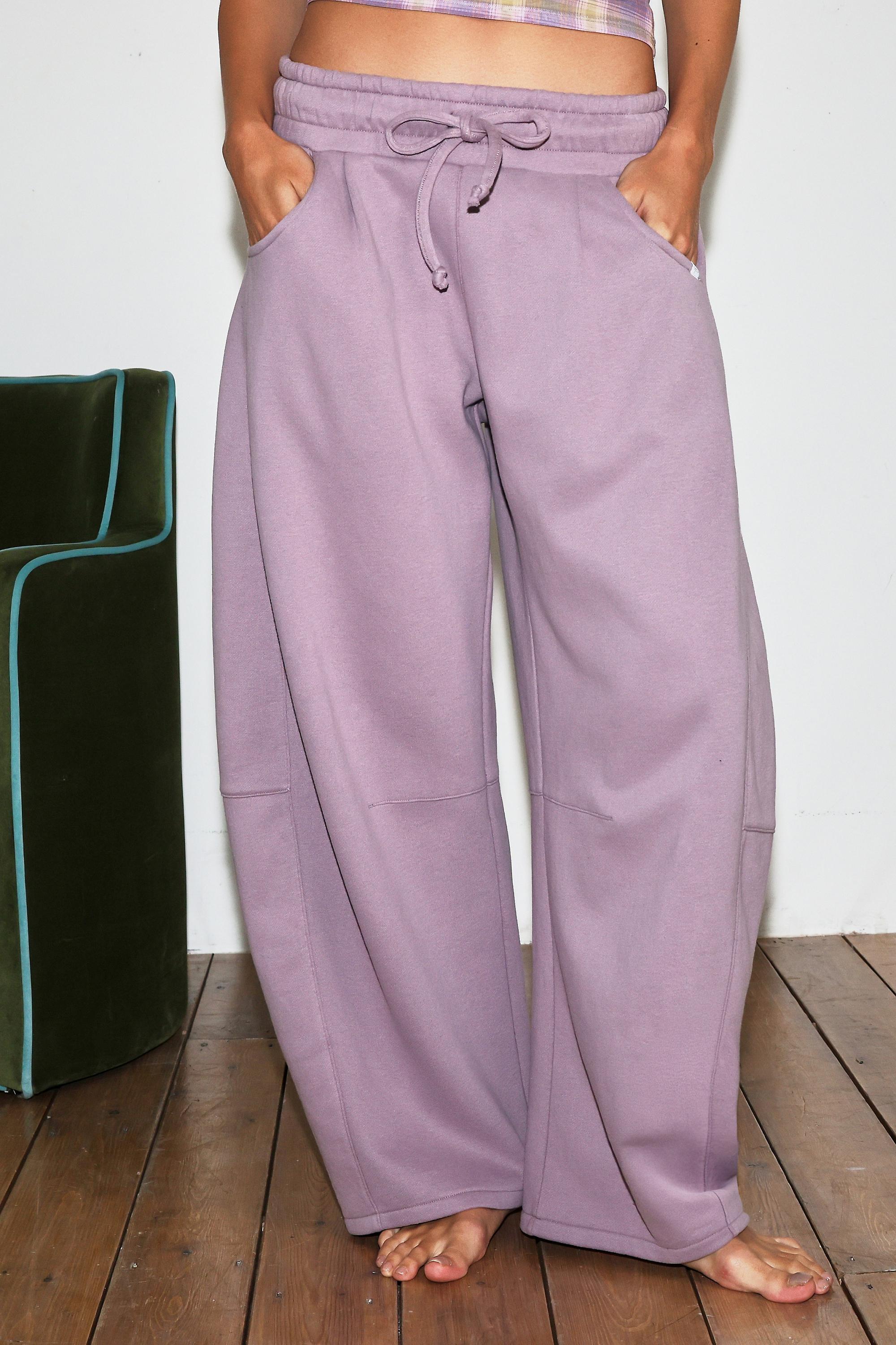 Out From Under Essential Barrel Joggers, Purple, MAUVE, large image number 0