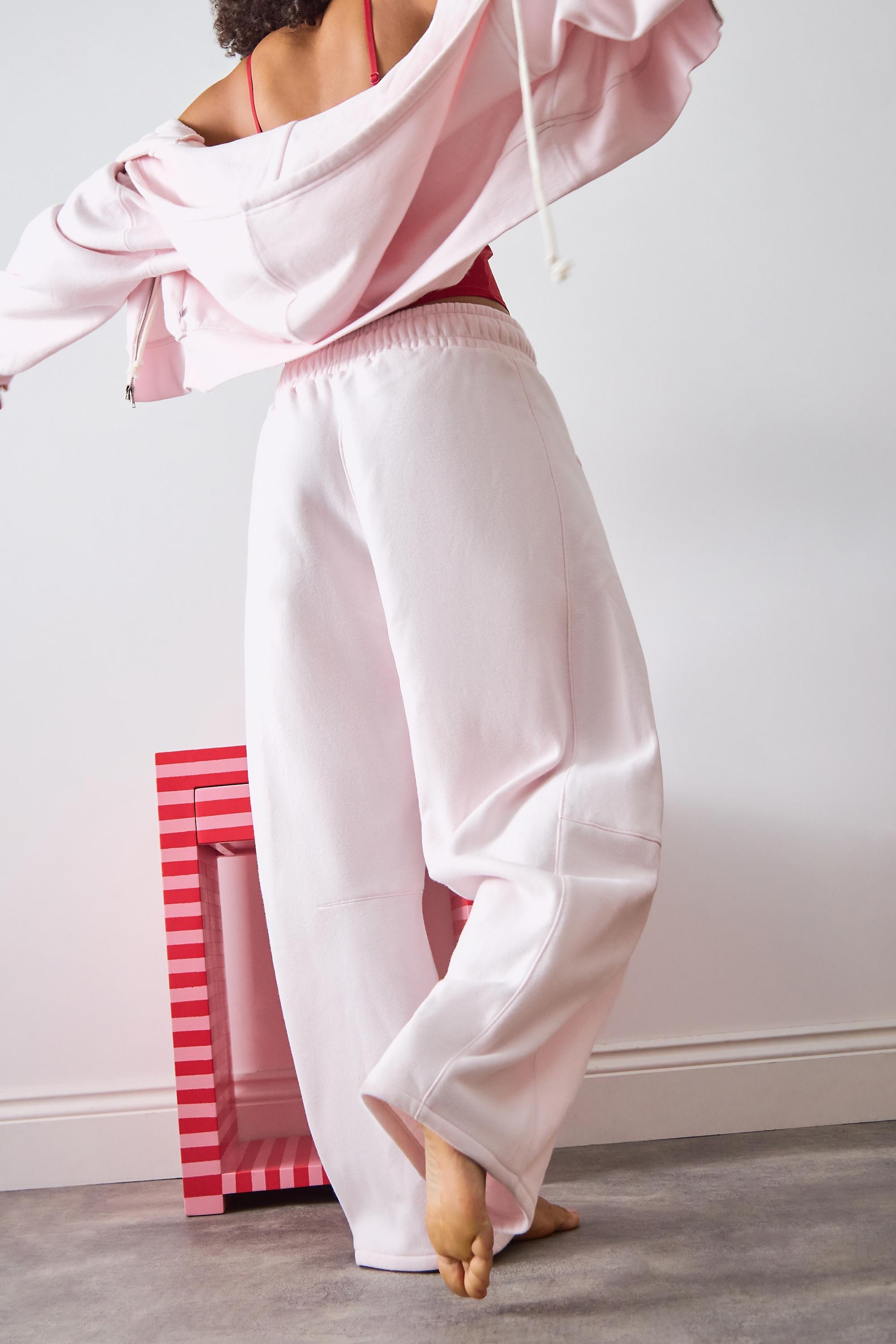 PINK Out From Under Essential Barrel Leg Joggers, PINK, large image number 2