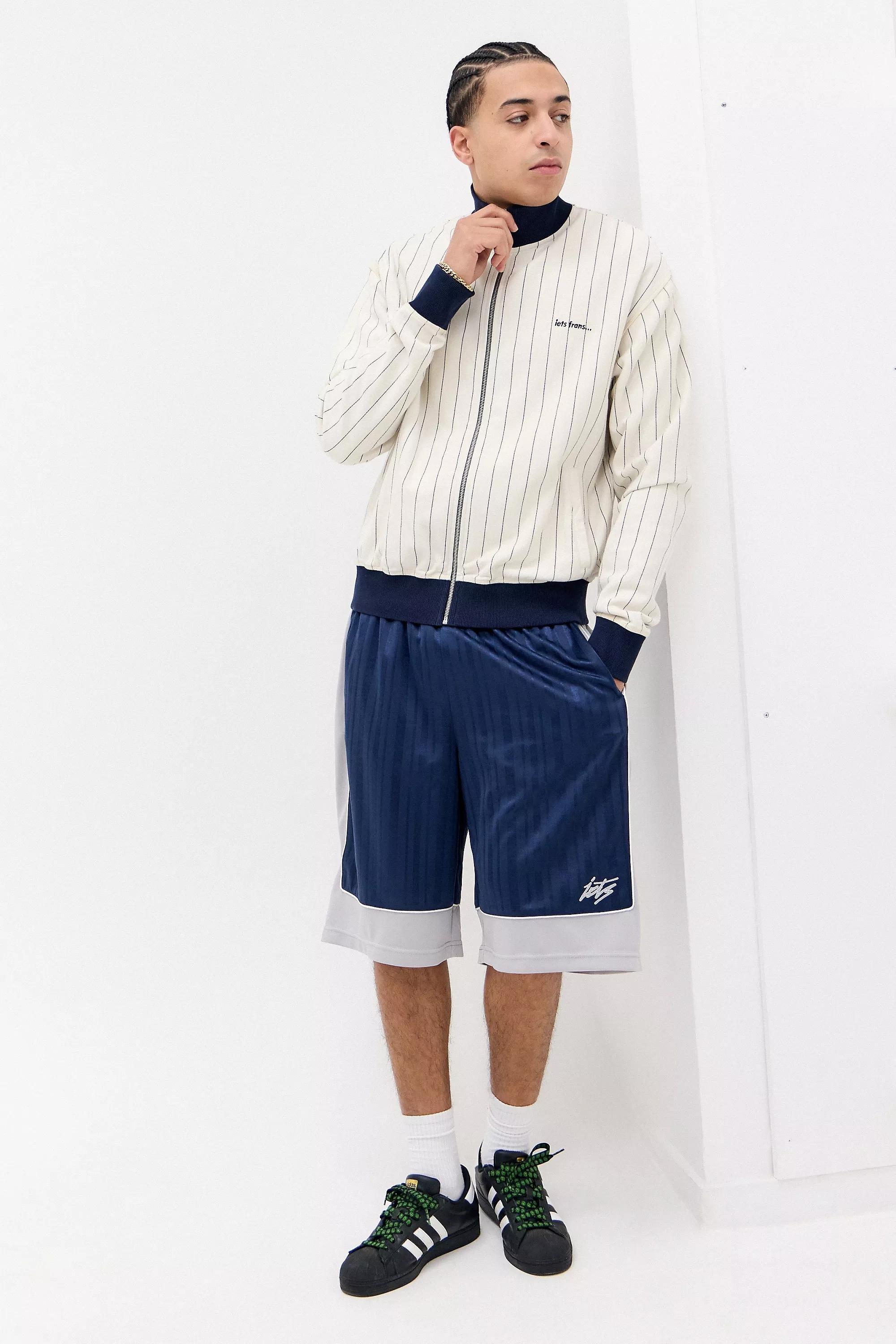 Navy Iets Frans... Basketball Tricot Shorts, , large image number 1