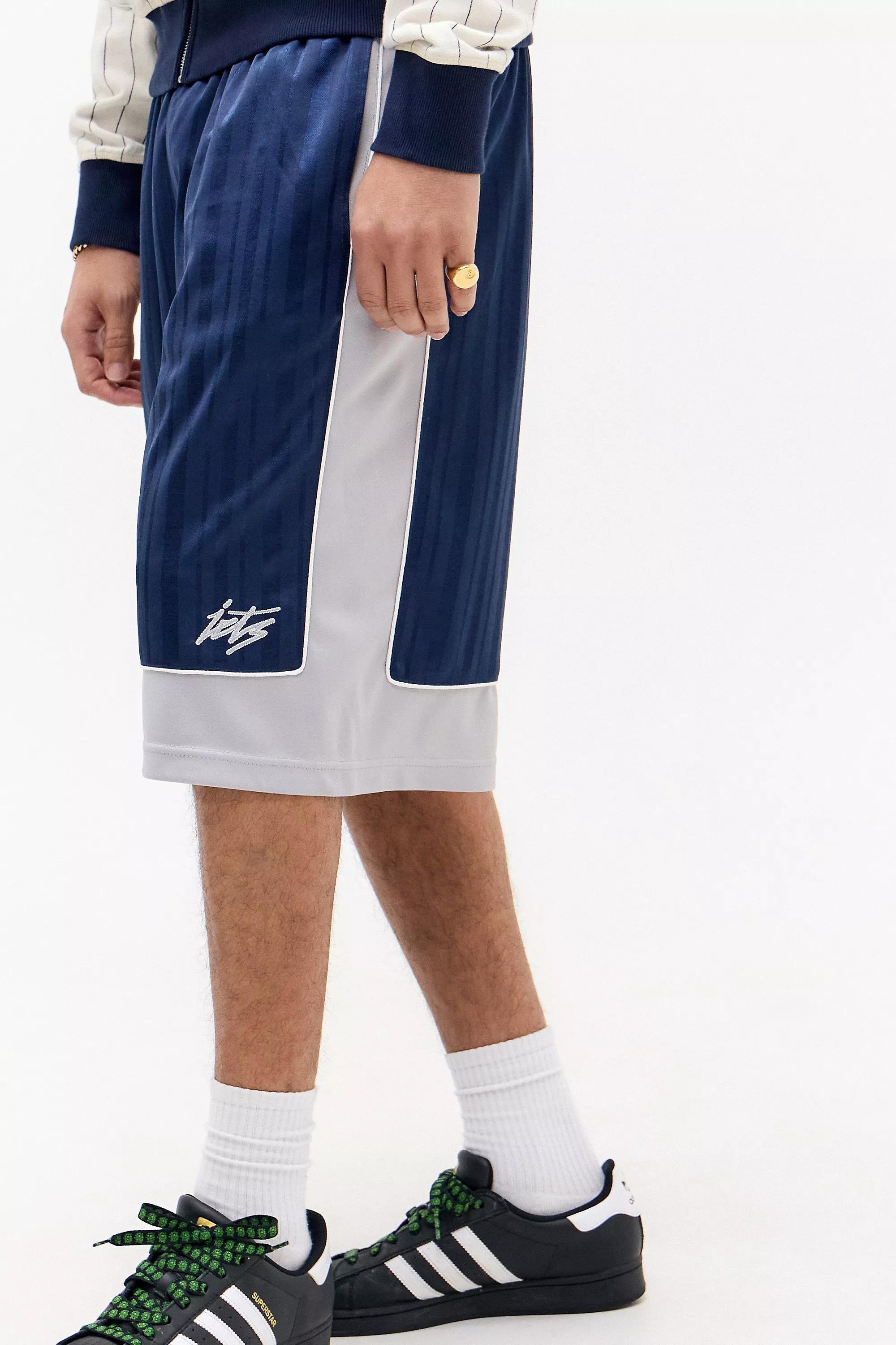 Navy Iets Frans... Basketball Tricot Shorts, , large image number 2