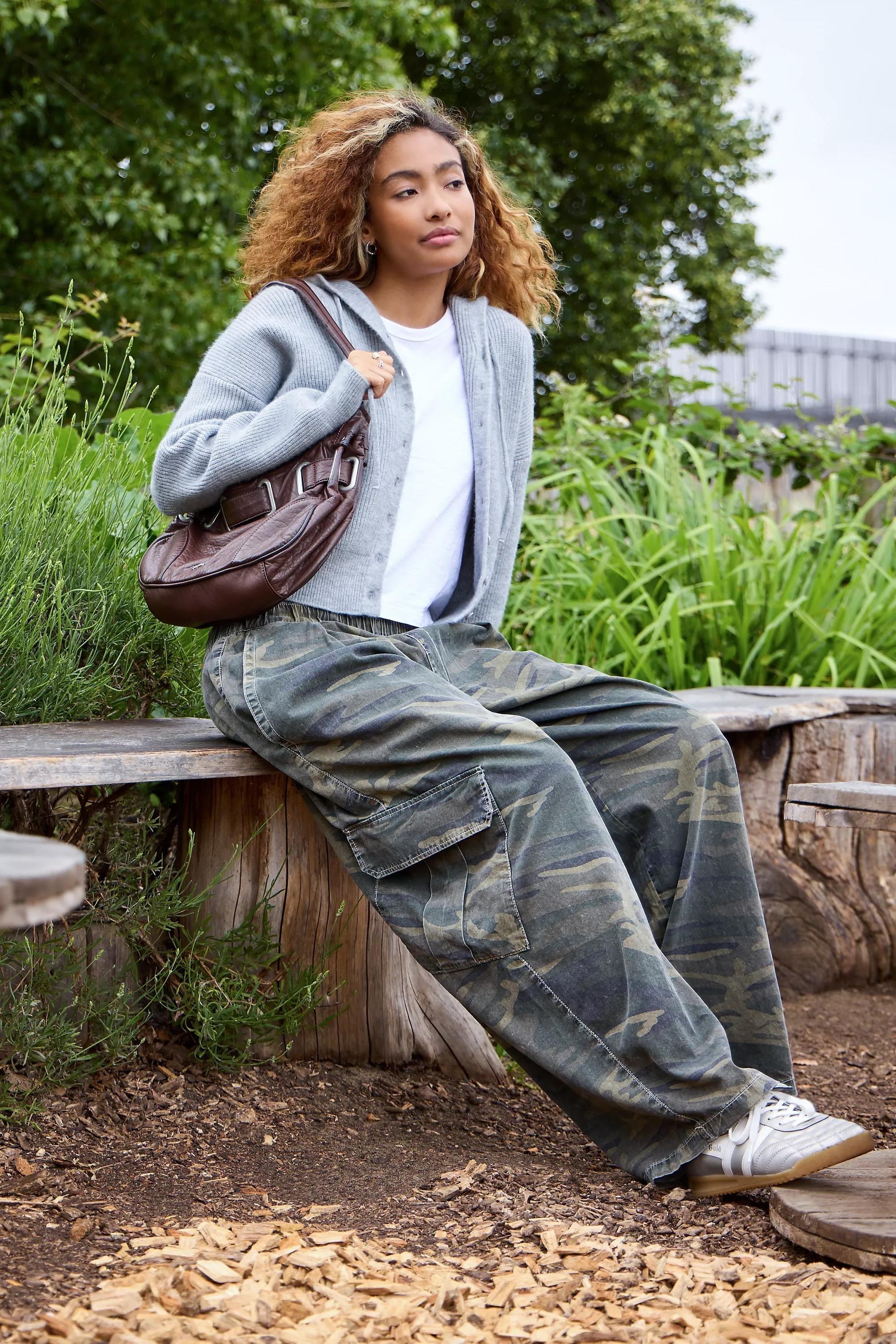 Green Bdg Detailed Pants, , large image number 3
