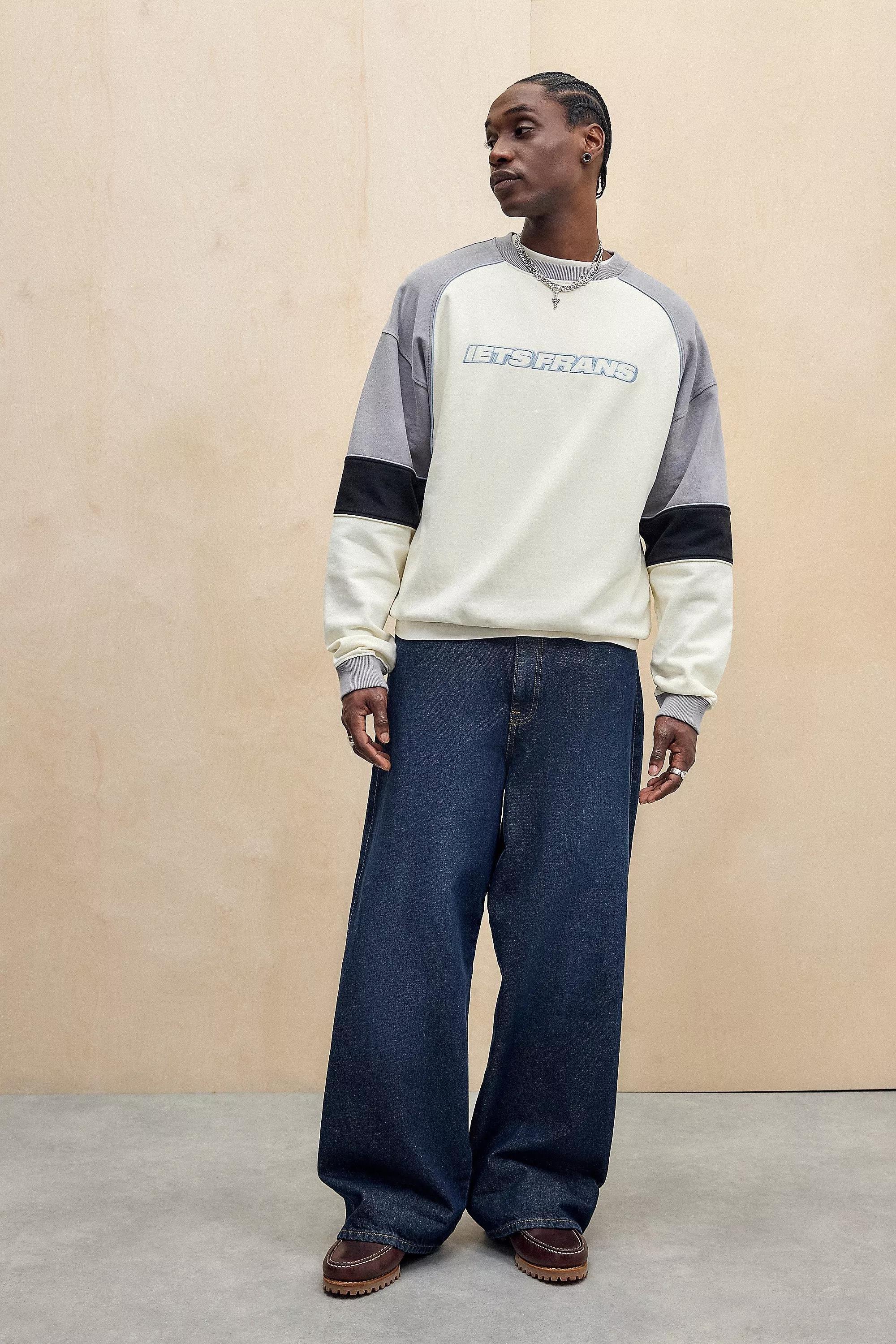 Cream Iets Frans... Koenji Panel Sweatshirt, , large image number 0