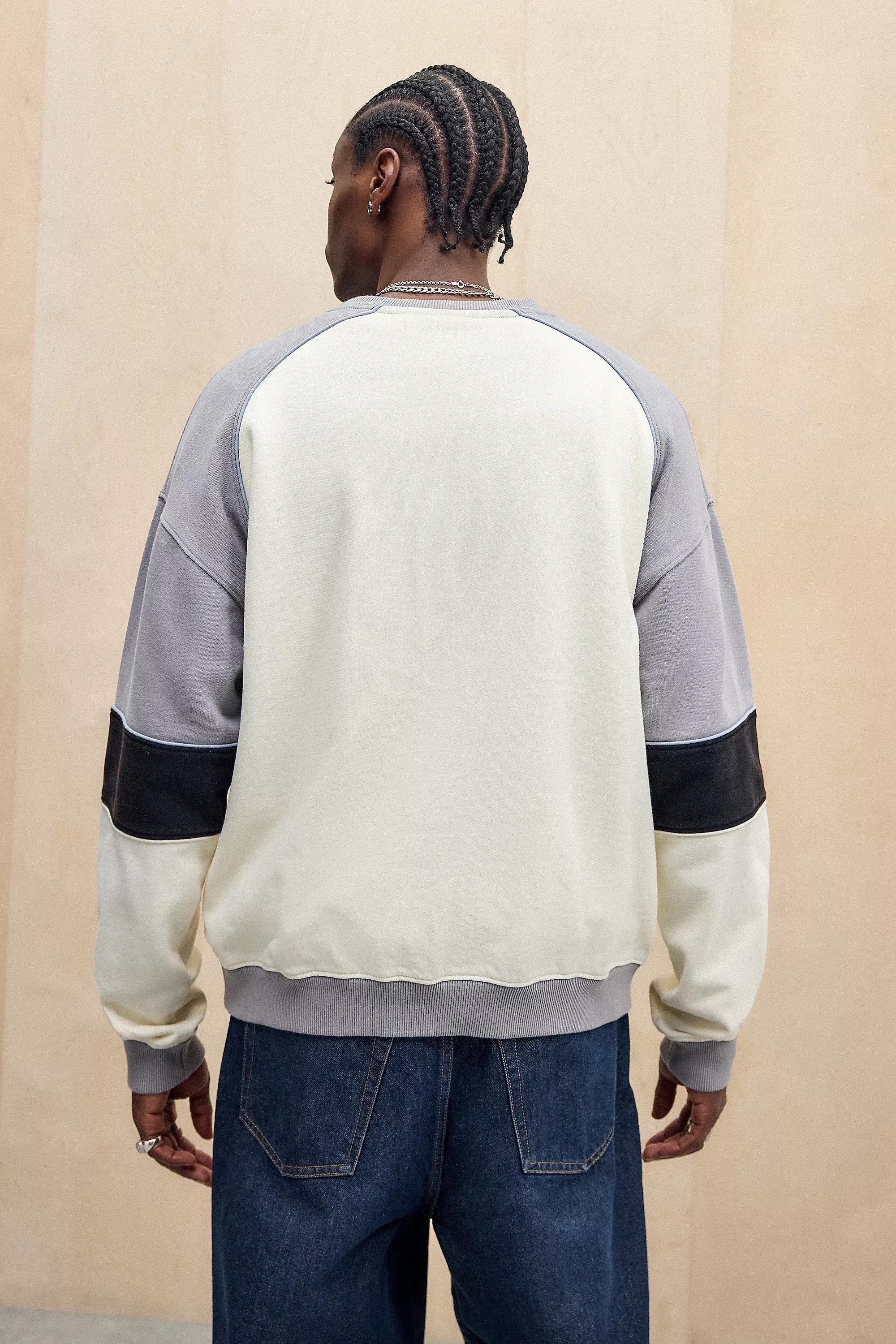 Cream Iets Frans... Koenji Panel Sweatshirt, , large image number 3