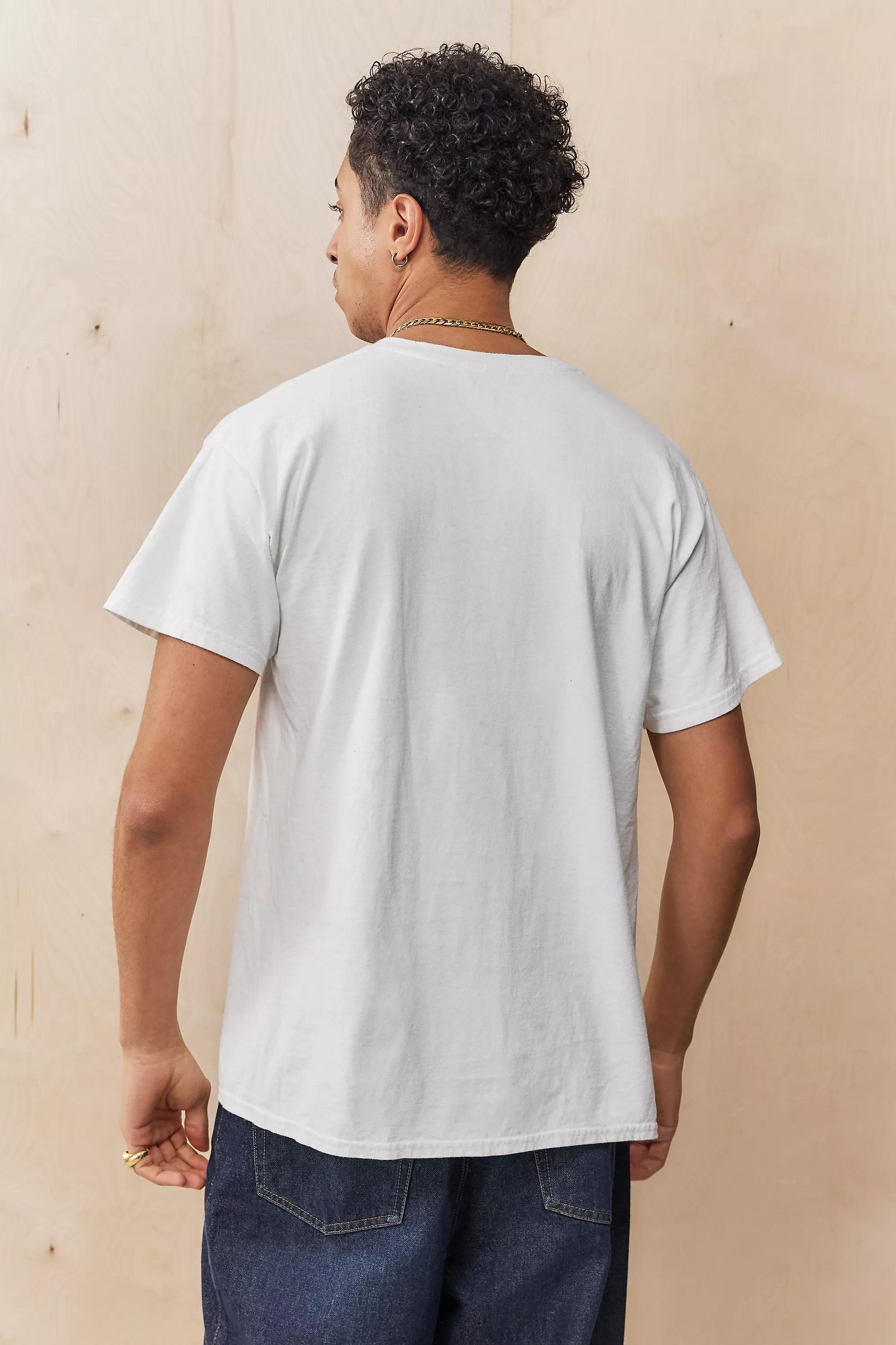 WHITE Basic Pleasure Mode UO Exclusive White Guinness T-Shirt, WHT, large image number 7