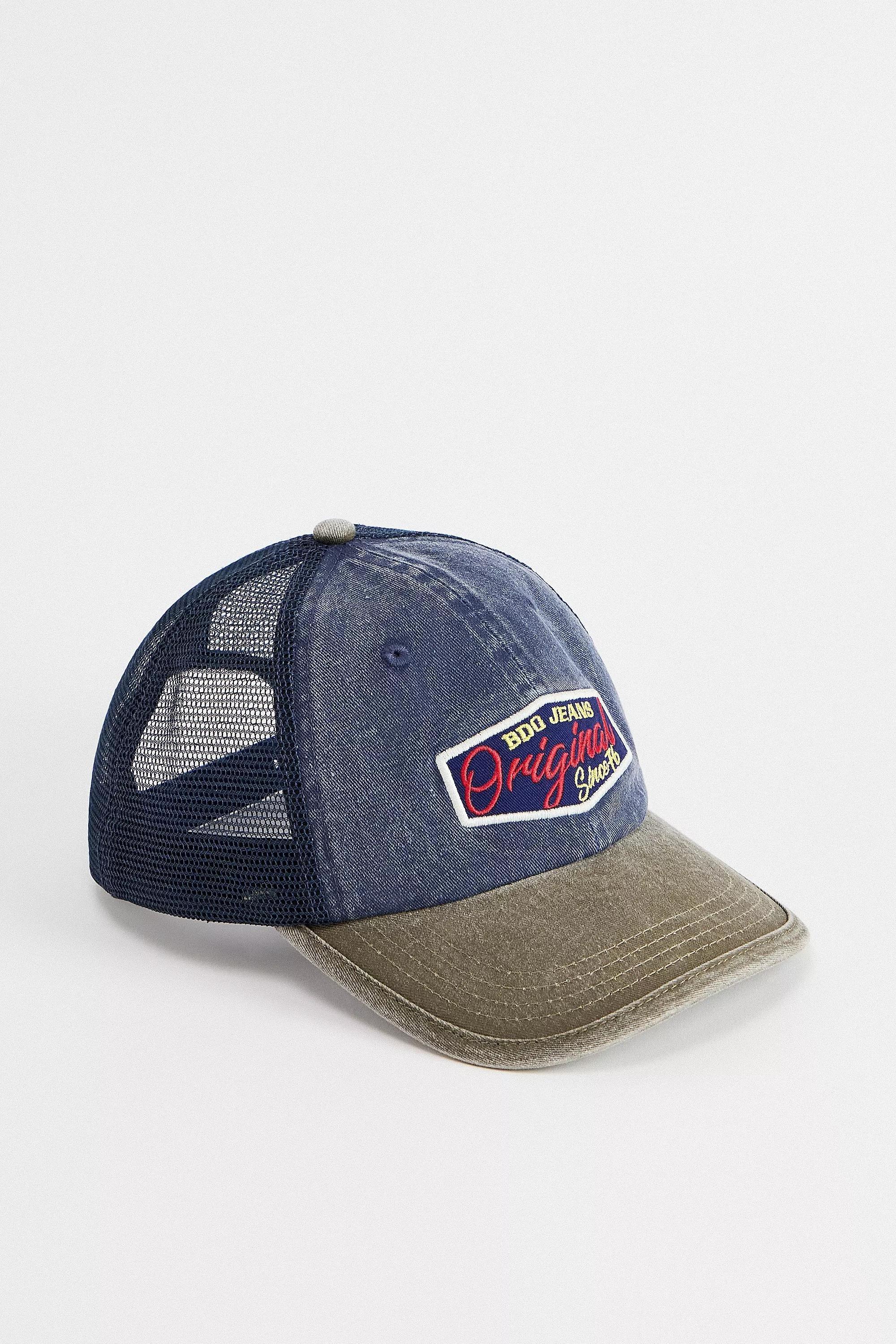 Navy Bdg Trucker Cap, NAVY, large image number 0