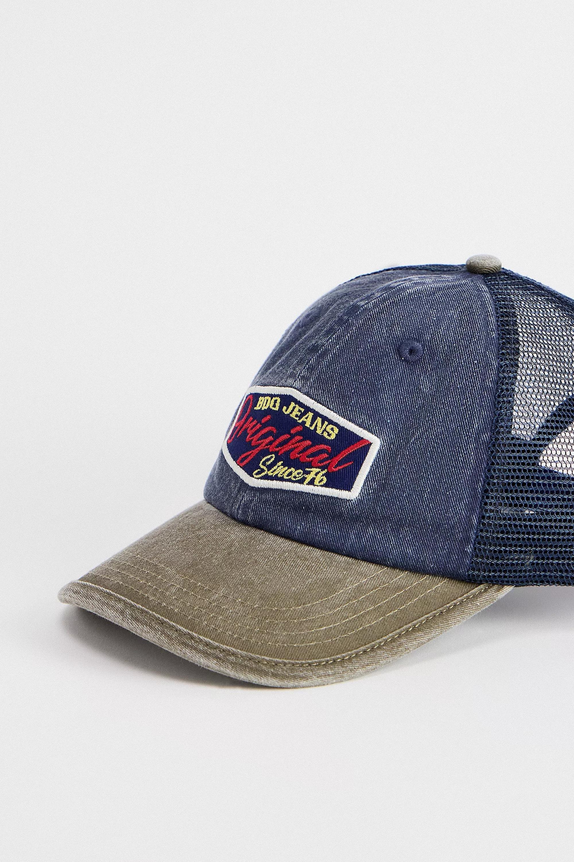 Navy Bdg Trucker Cap, NAVY, large image number 1