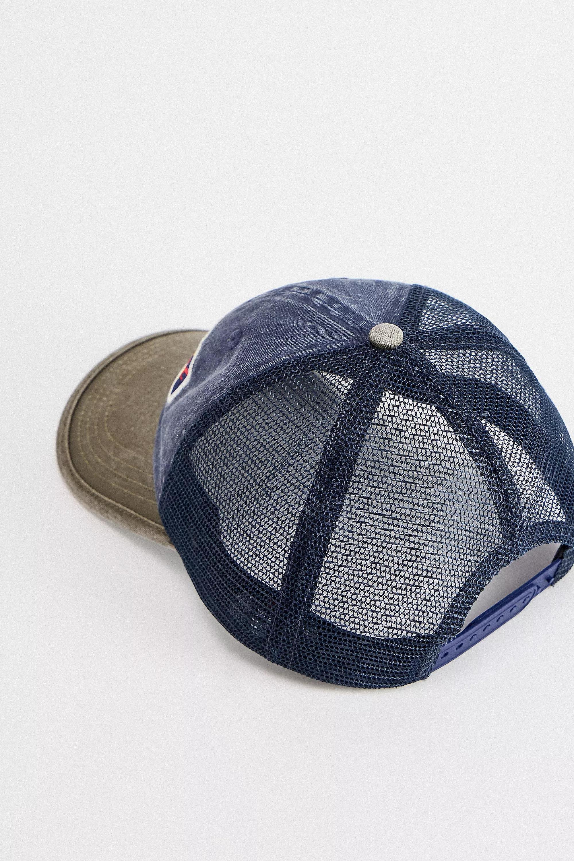Navy Bdg Trucker Cap, NAVY, large image number 2