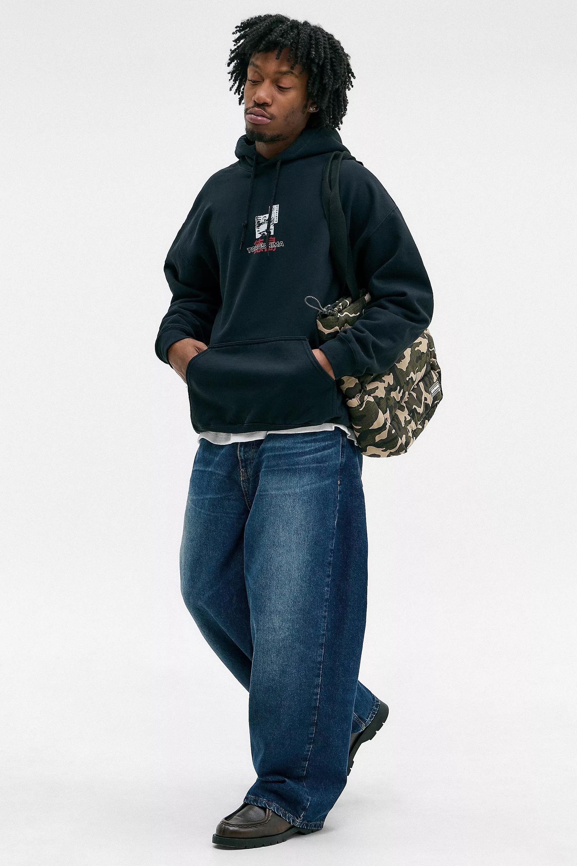 Black Uo Tokushima Hoodie, , large image number 1