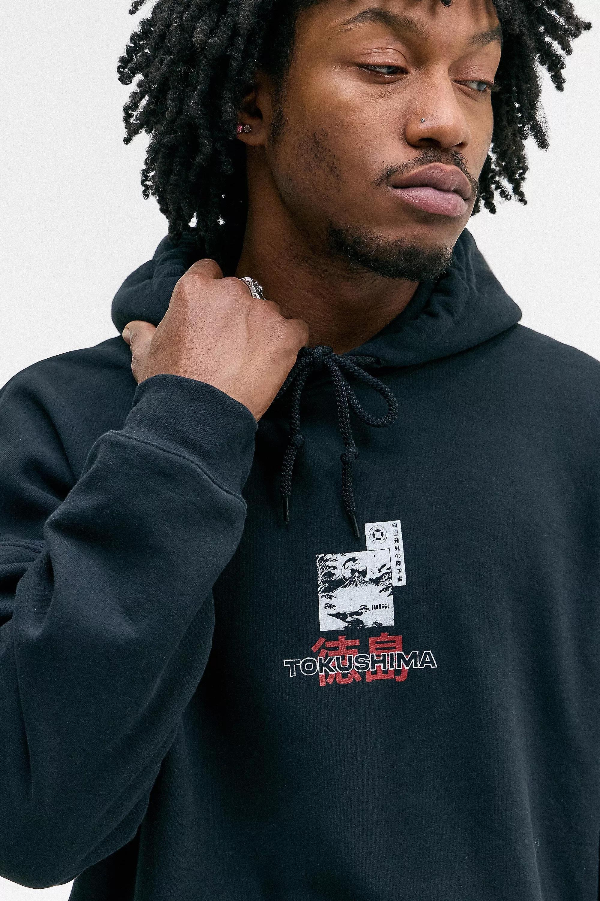 Black Uo Tokushima Hoodie, , large image number 3