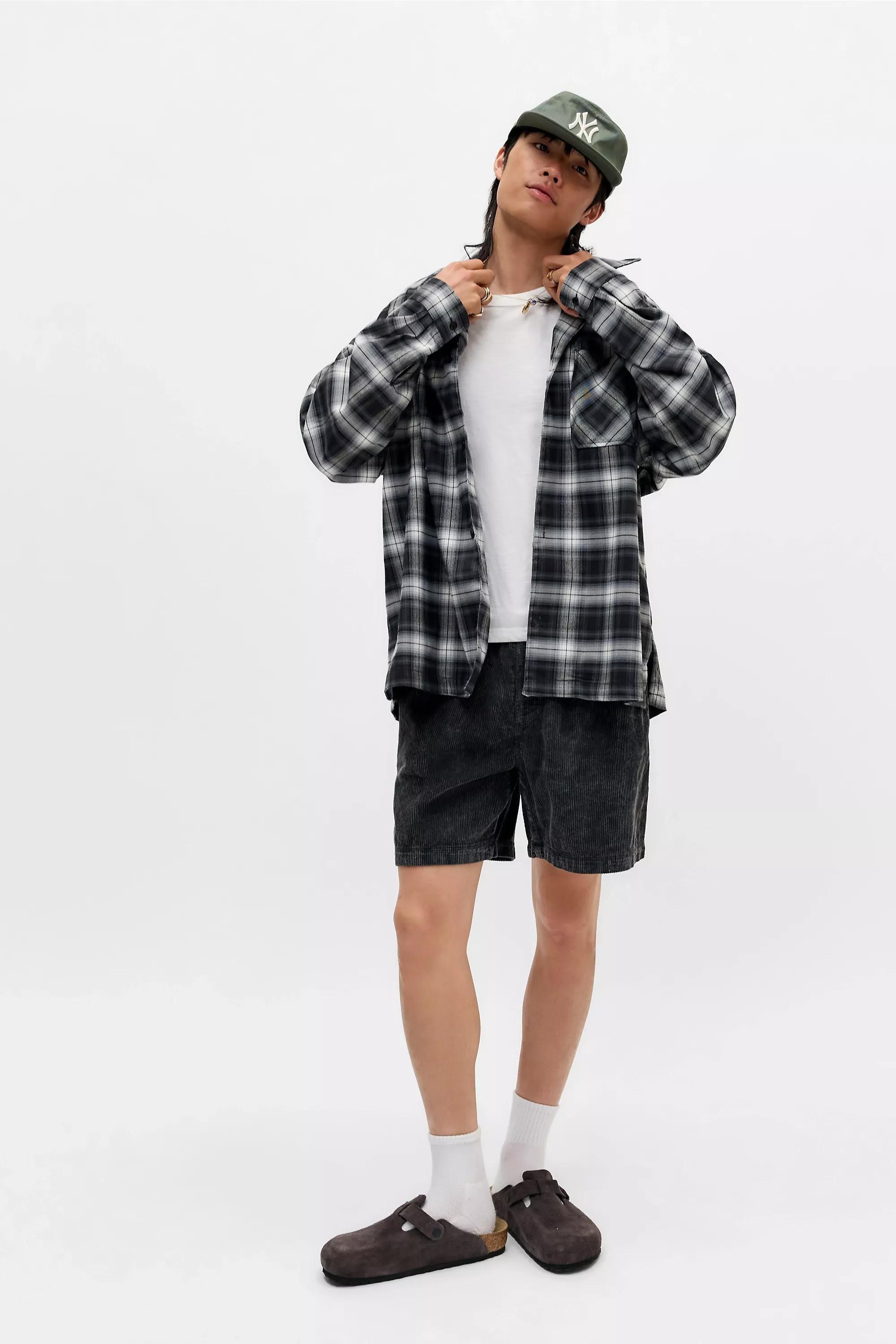 Black Bdg Corduroy Shorts, , large image number 2