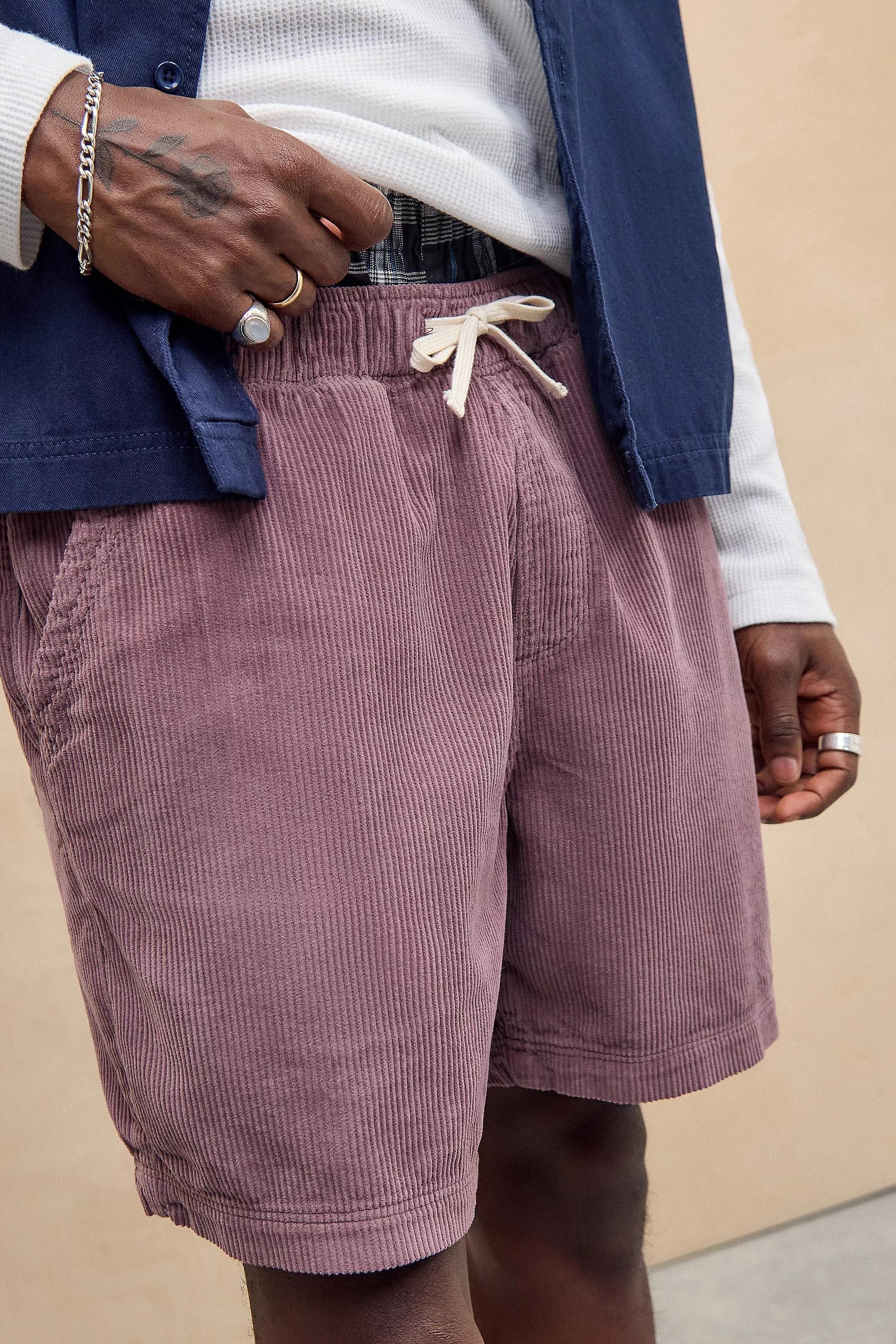 Pink Bdg Corduroy Shorts, , large image number 1