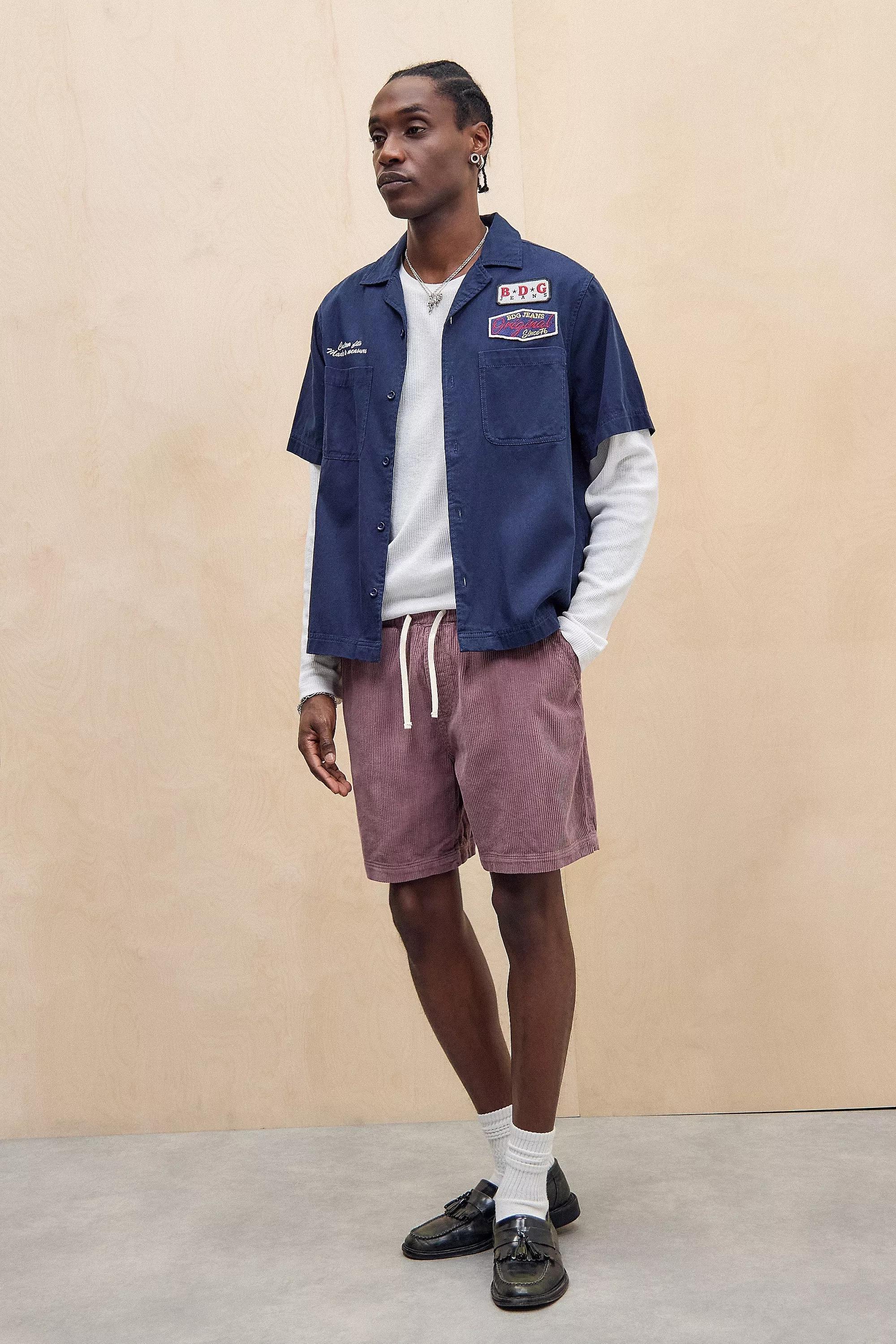 Pink Bdg Corduroy Shorts, , large image number 2