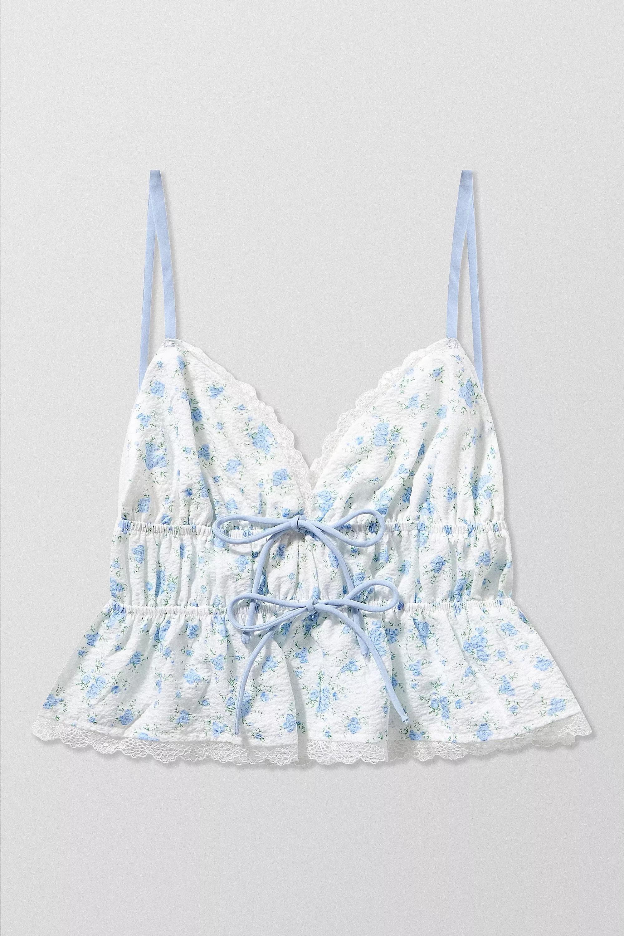 Multicolour Kiss The Sky Marseille Tie Top, , large image number 4
