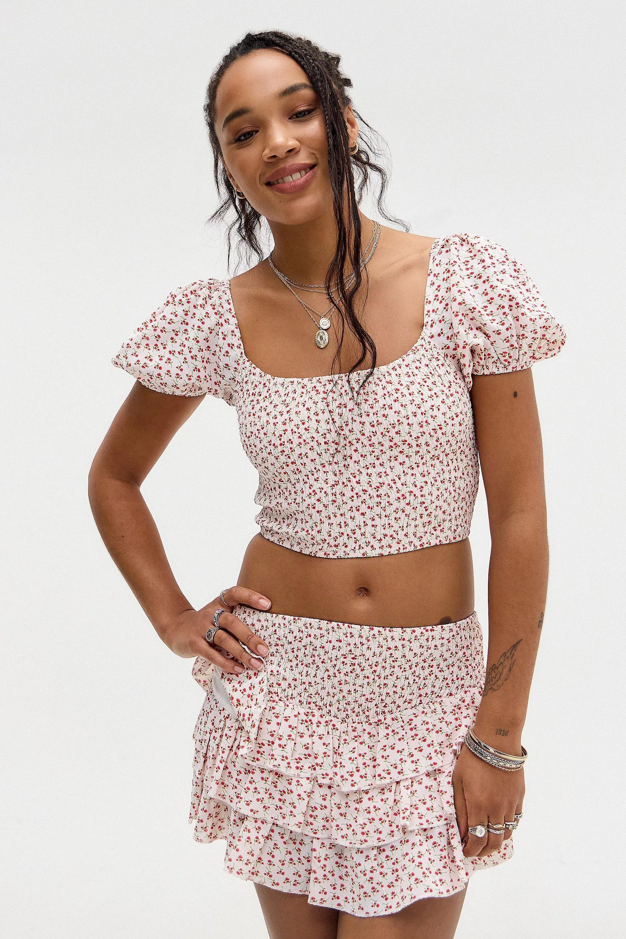 Multicolour Kiss The Sky Rara Skirt, ASSORT, medium