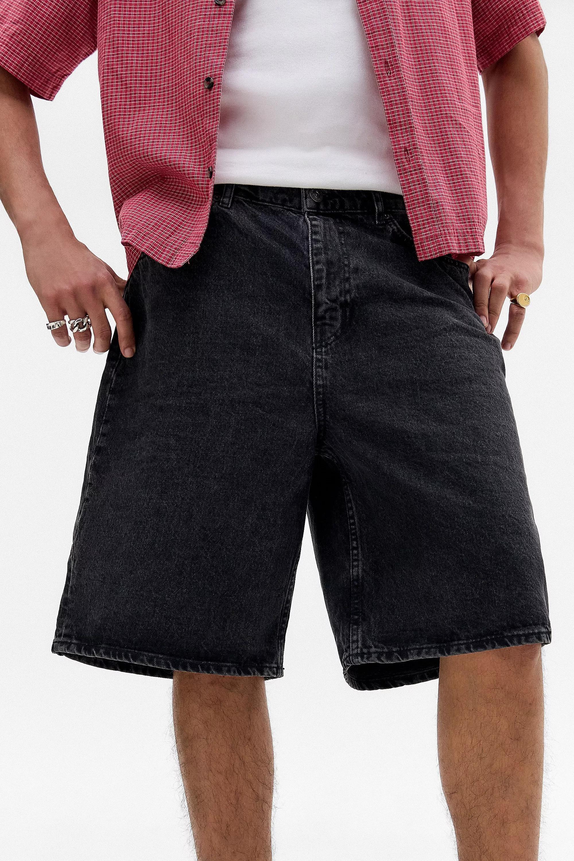 Black Bdg Washed Shorts, , medium