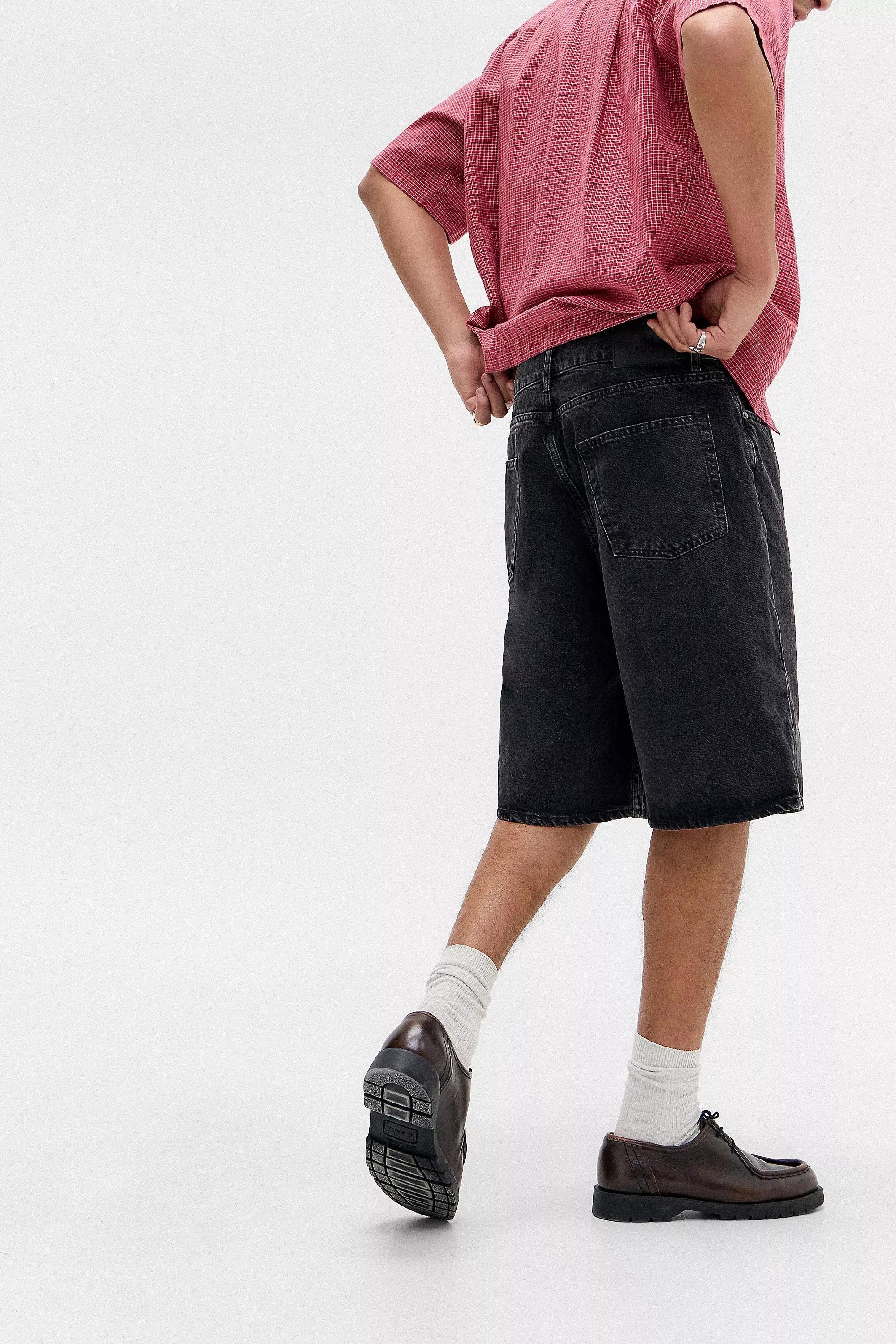 Black Bdg Washed Shorts, , large image number 2
