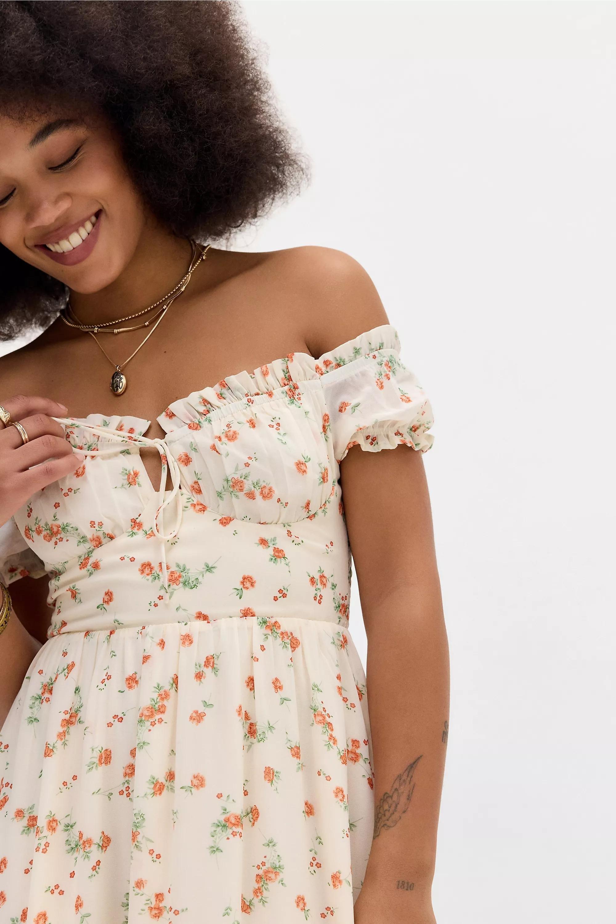 Orange Kiss The Sky Uo Exclusive Marabella Dress, , large image number 2
