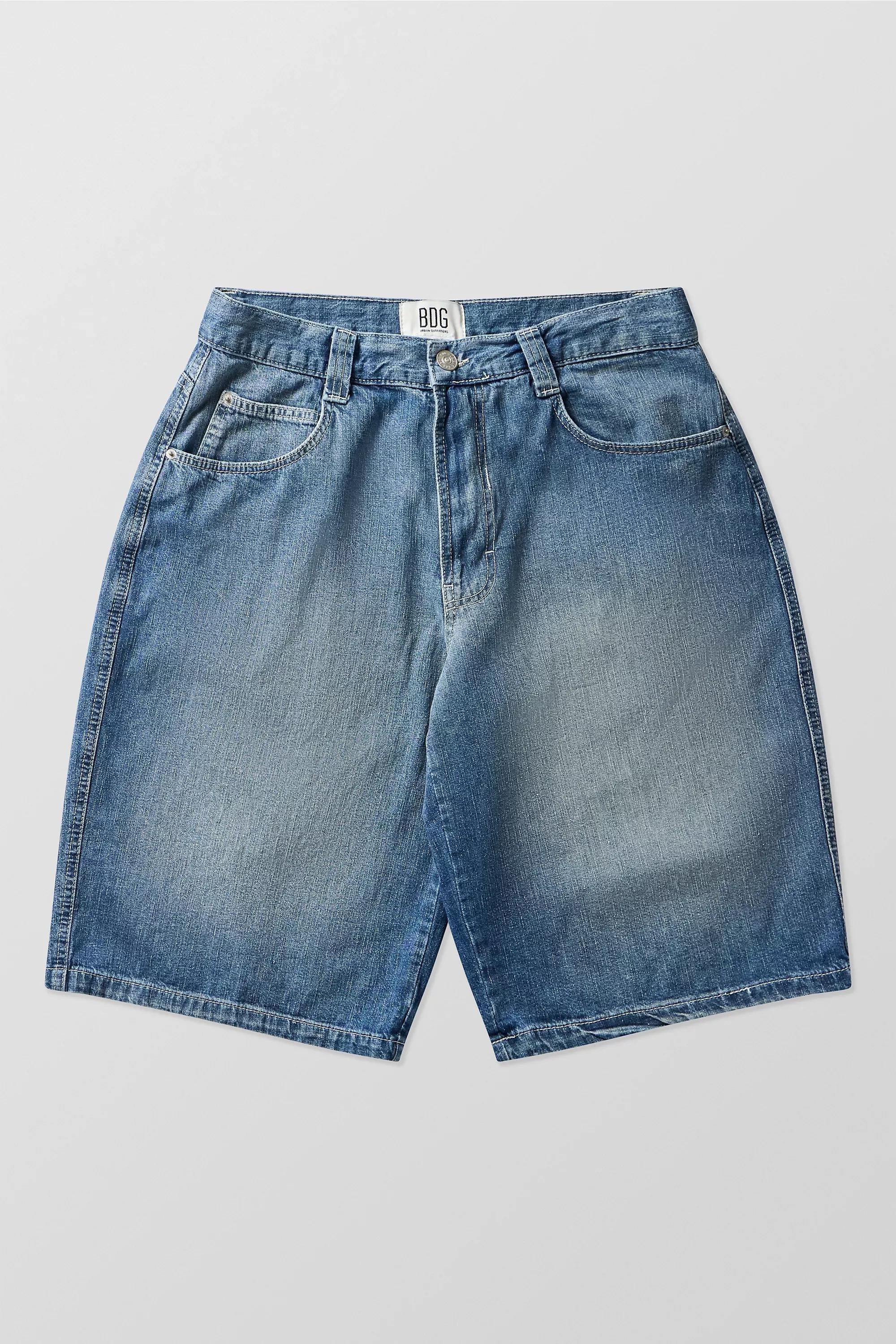 Blue Bdg Blue Neo Crosshatch Jorts, , large image number 5