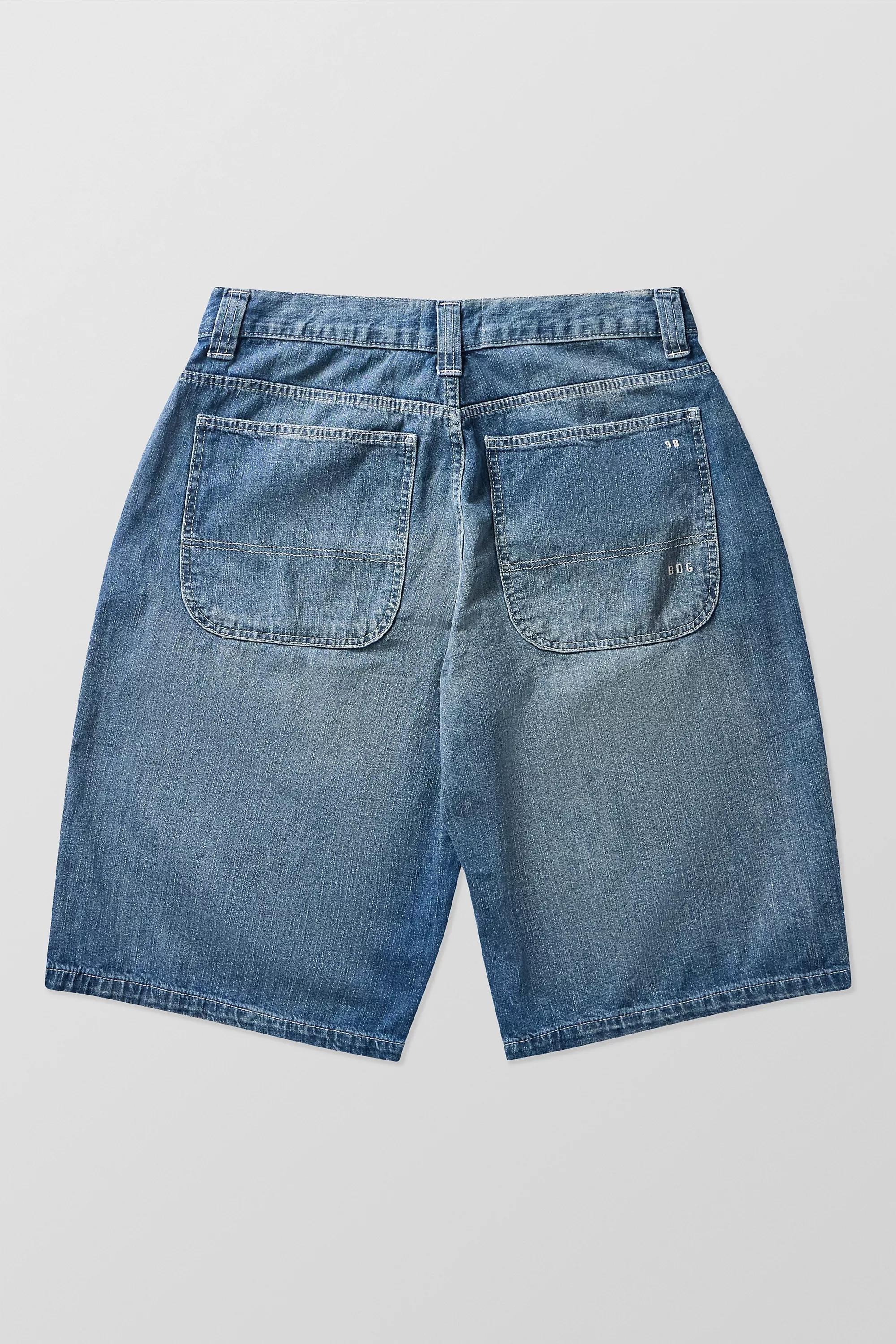 Blue Bdg Blue Neo Crosshatch Jorts, , large image number 5