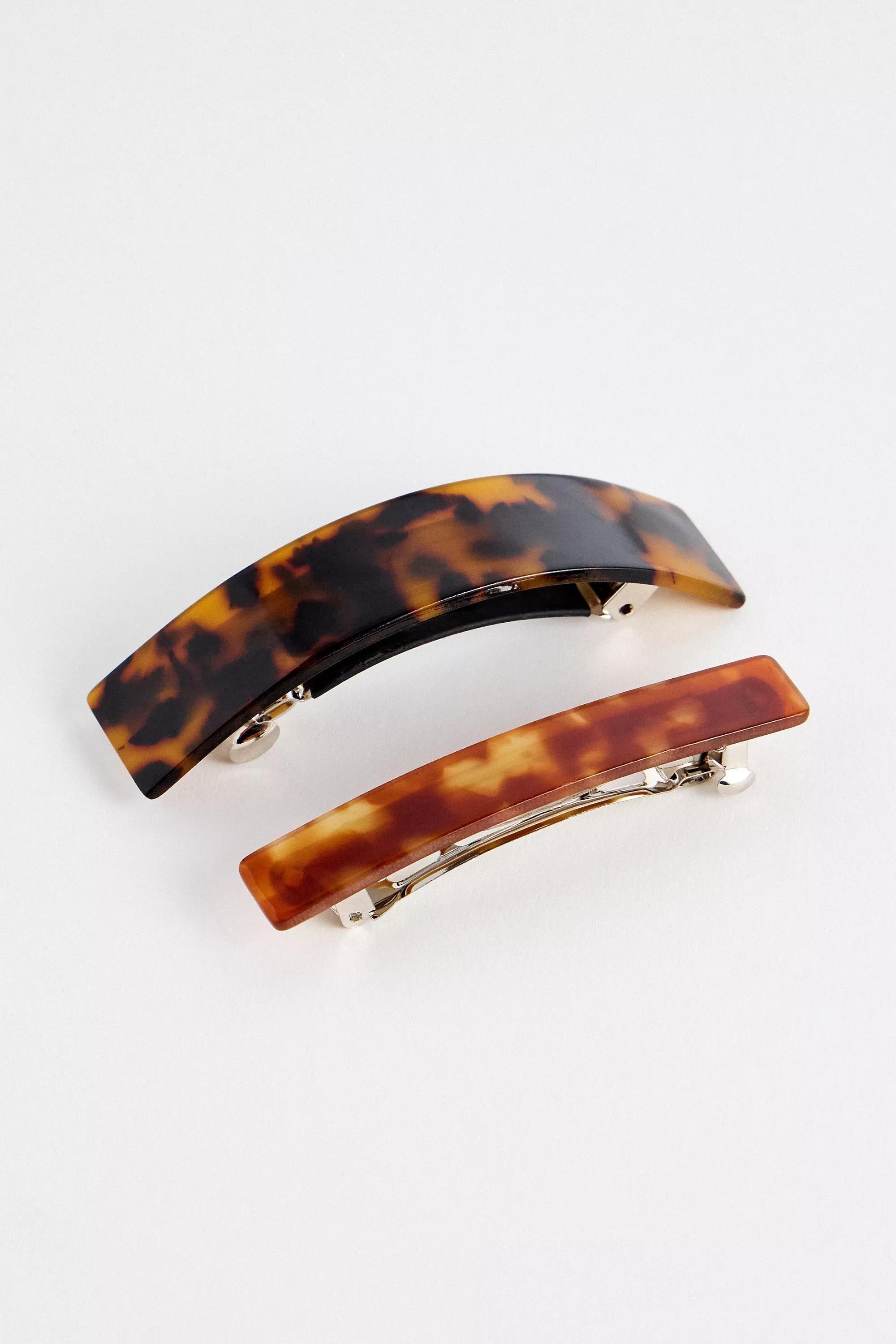 Brown Uo Hair Clip, Set Of 2, BRN, large image number 1